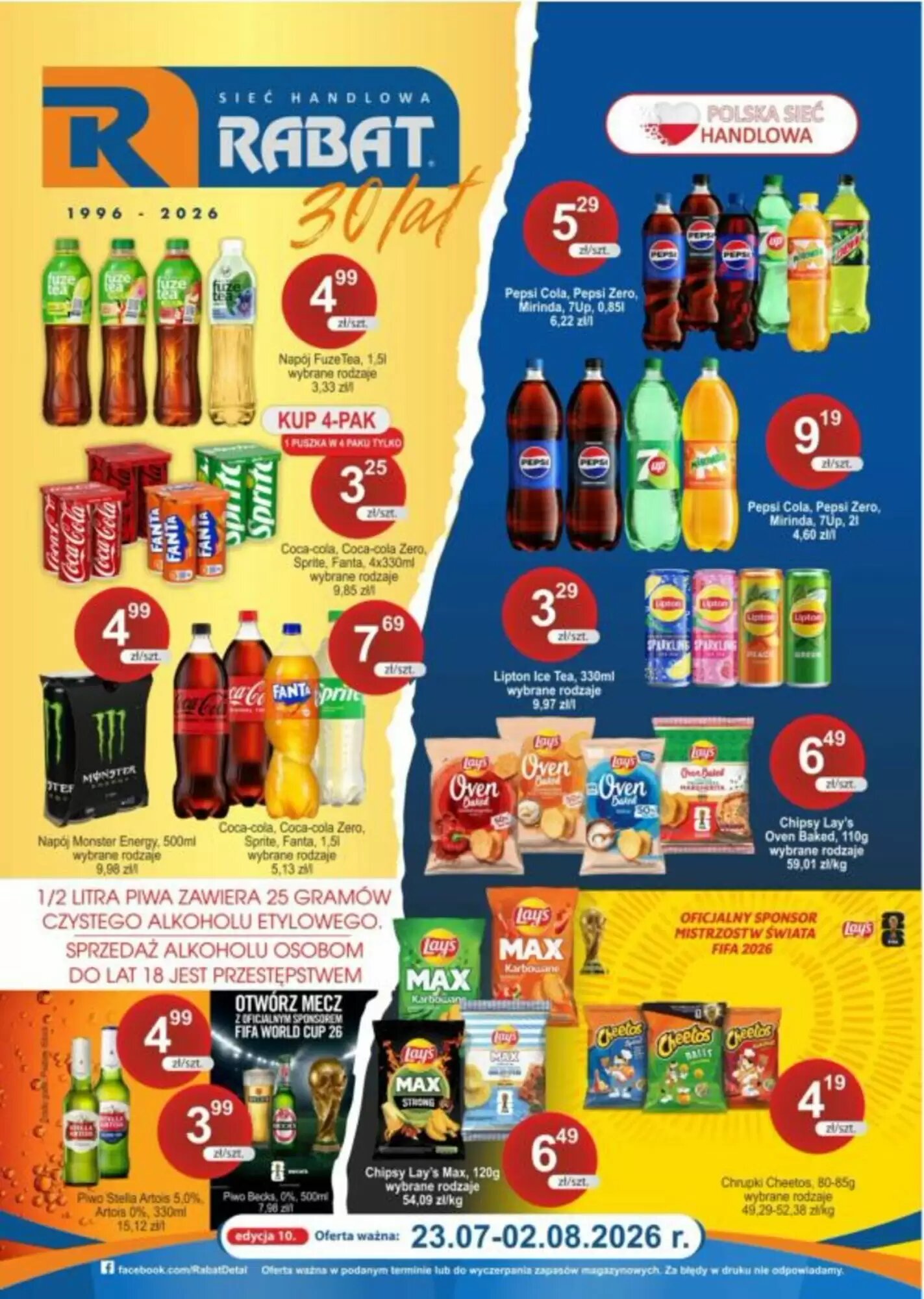 Gazetka promocyjna Rabat  ważna od 23.07.2026 - Strona 1.