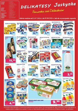 Gazetka promocyjna Delikatesy Justynka  ważna od 23.07.2026