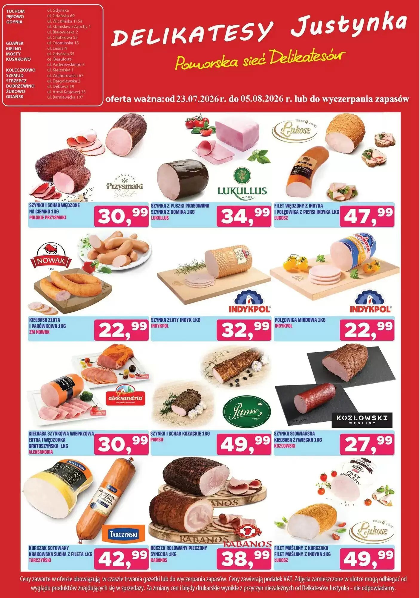 Gazetka promocyjna Delikatesy Justynka  ważna od 23.07.2026 - Strona 3.