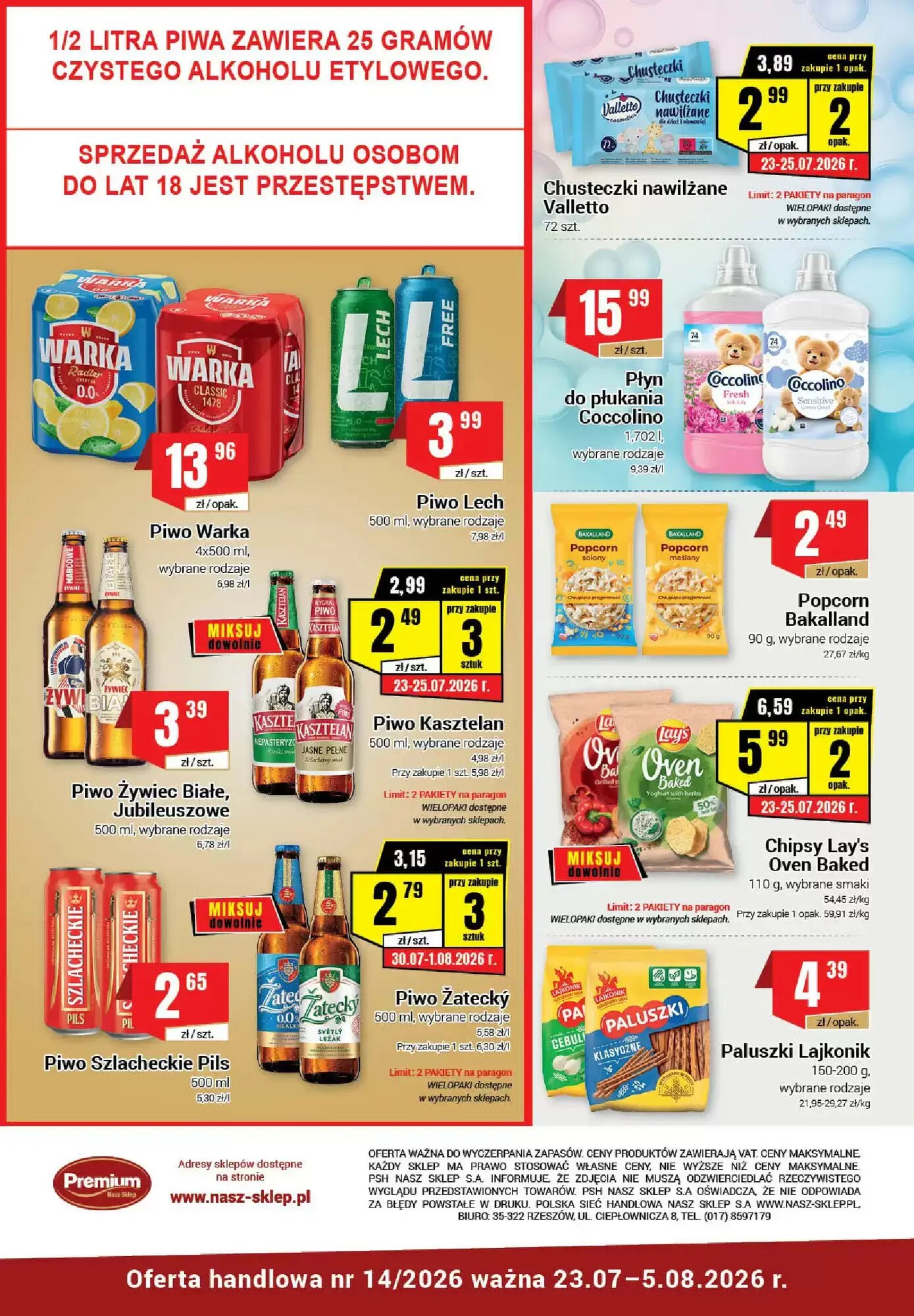 Gazetka promocyjna Premium Nasz Sklep  ważna od 23.07.2026 - Strona 6.