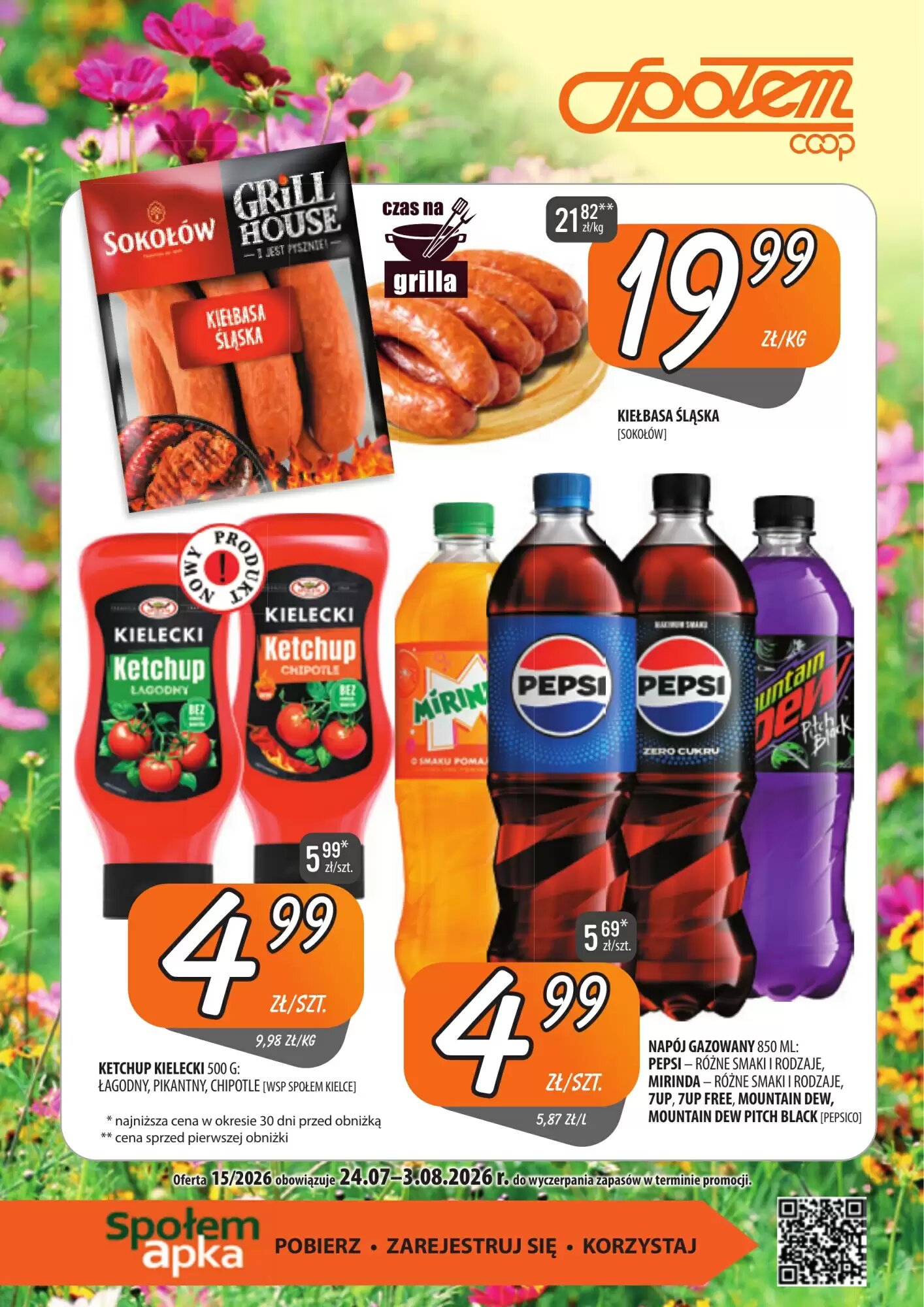 Gazetka promocyjna Społem ważna od 24.07.2026 - Strona 1.