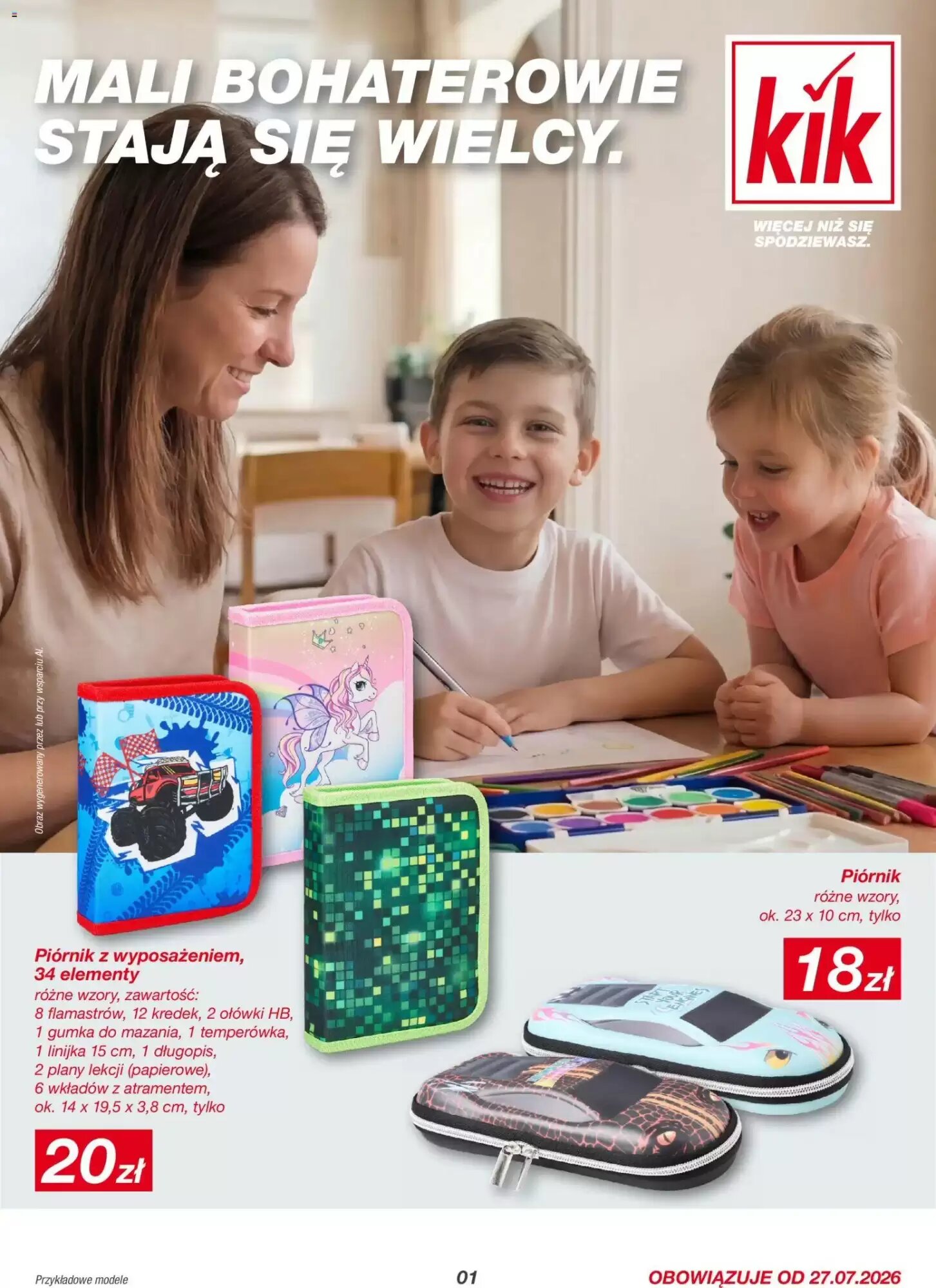 Gazetka promocyjna KiK  ważna od 27.07.2026 - Strona 1.