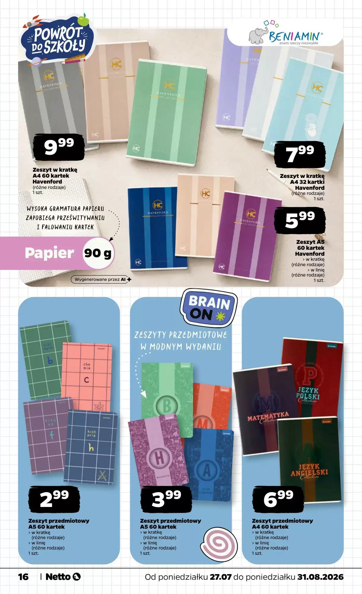 Gazetka promocyjna Netto  ważna od 27.07.2026 - Strona 16.