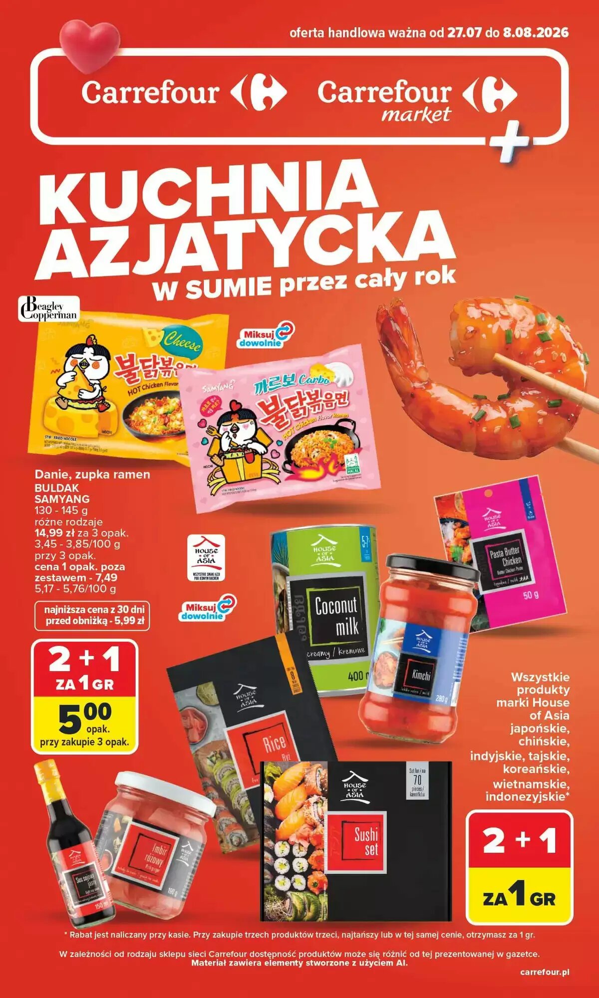 Gazetka promocyjna Carrefour Market ważna od 27.07.2026 - Strona 1.