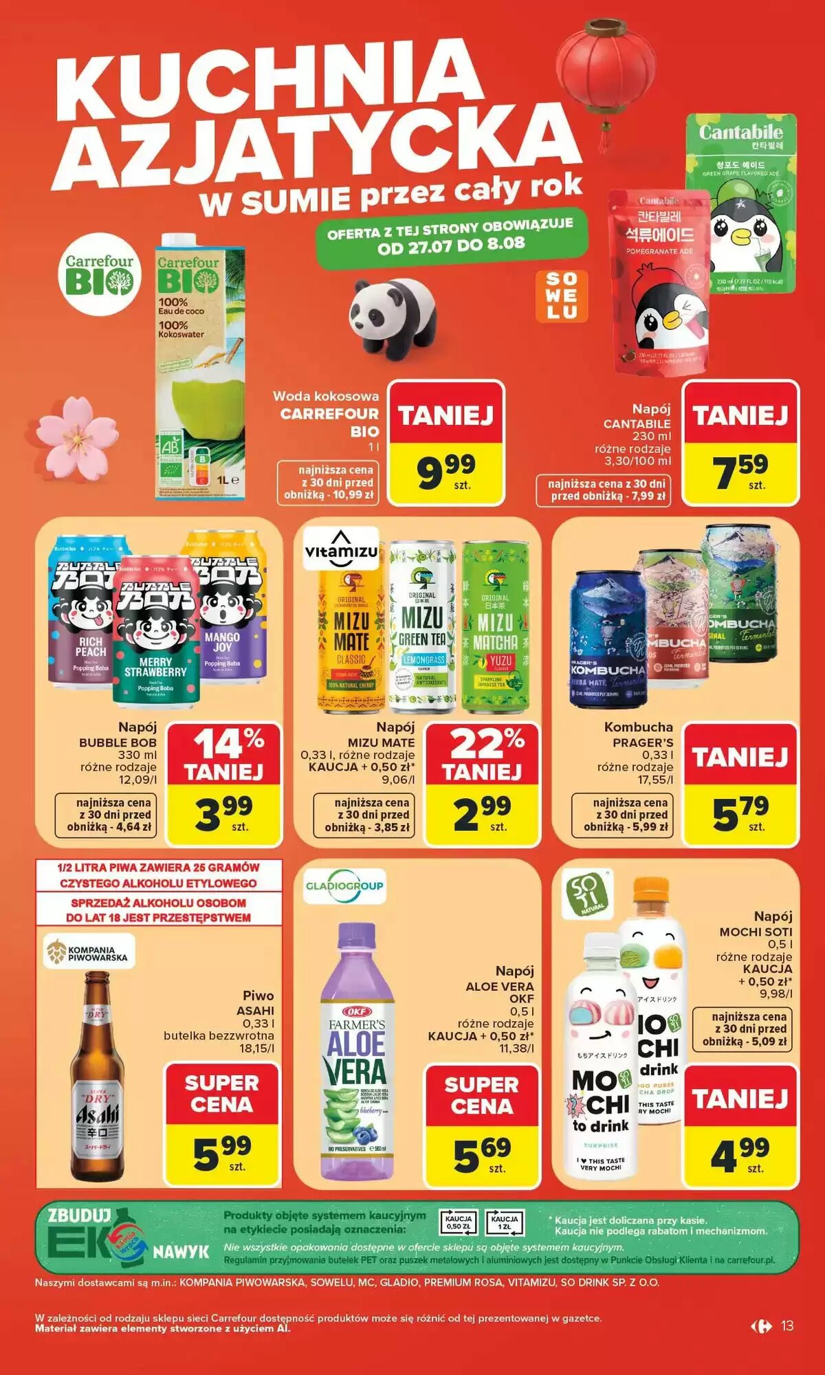 Gazetka promocyjna Carrefour Market  ważna od 27.07.2026 - Strona 13.