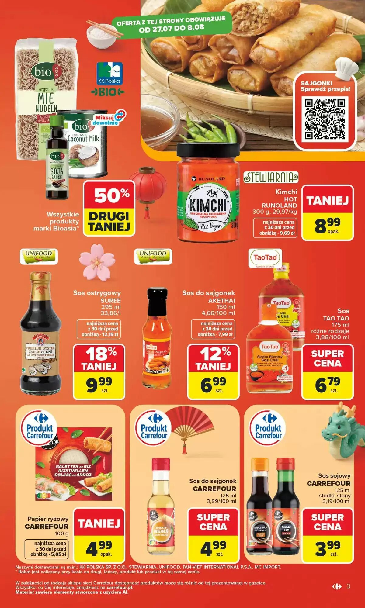 Gazetka promocyjna Carrefour Market  ważna od 27.07.2026 - Strona 3.