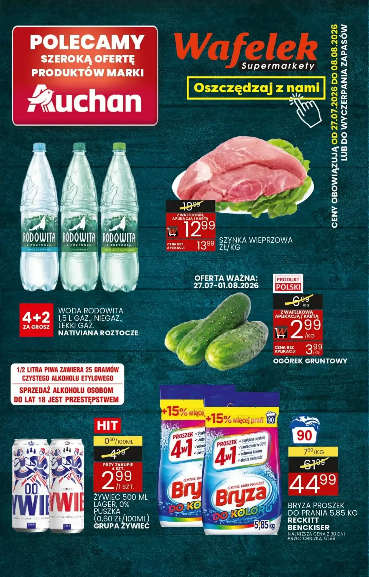 Gazetka promocyjna Wafelek ważna od 27.07.2026 - Strona 1.