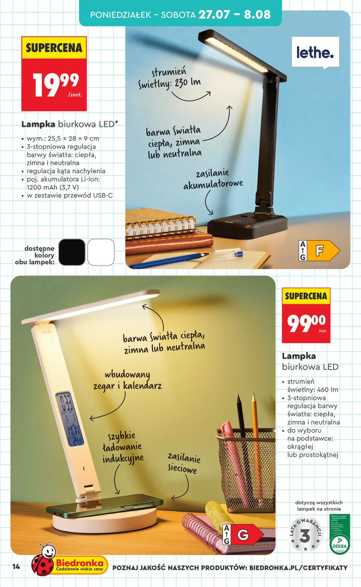 Gazetka promocyjna Biedronka  ważna od 27.07.2026 - Strona 14.