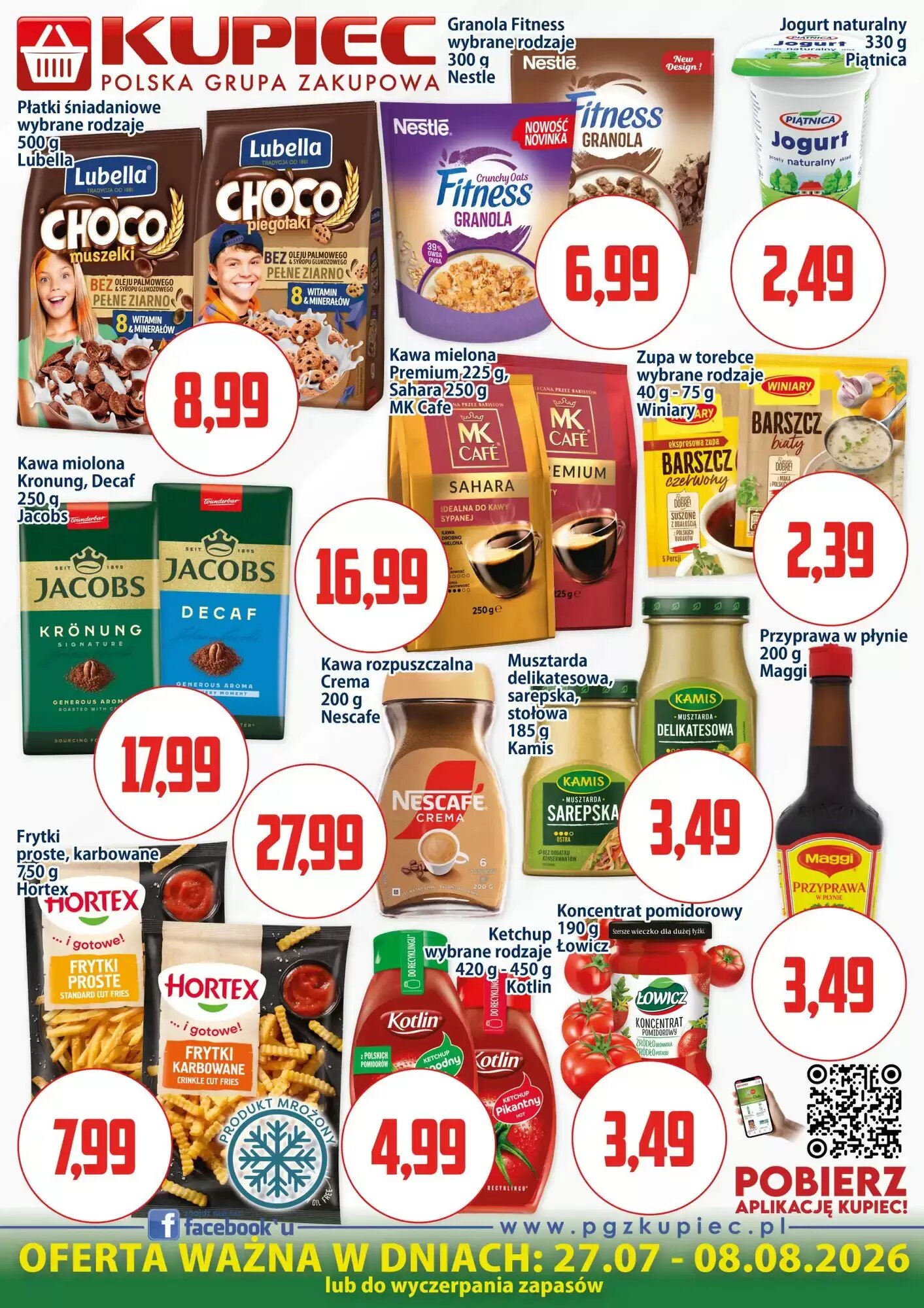 Gazetka promocyjna Kupiec  ważna od 27.07.2026 - Strona 1.