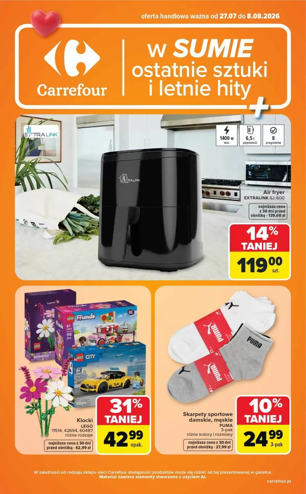 Gazetka promocyjna Carrefour ważna od 27.07.2026 - Strona 1.