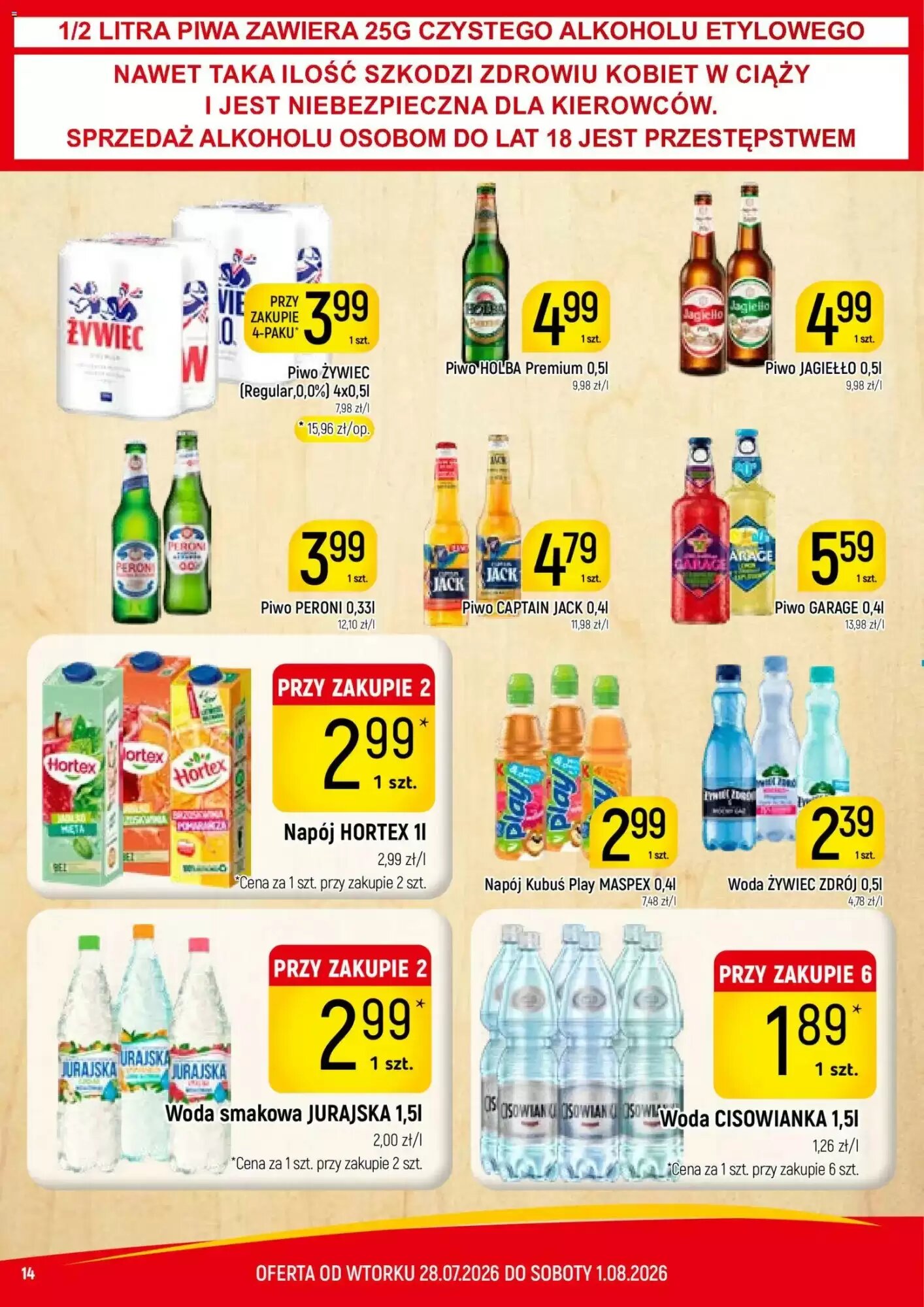 Gazetka promocyjna Delikatesy Piotruś Pan  ważna od 28.07.2026 - Strona 14.