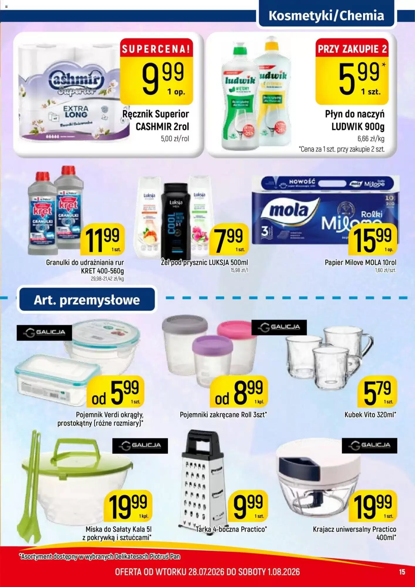 Gazetka promocyjna Delikatesy Piotruś Pan  ważna od 28.07.2026 - Strona 15.