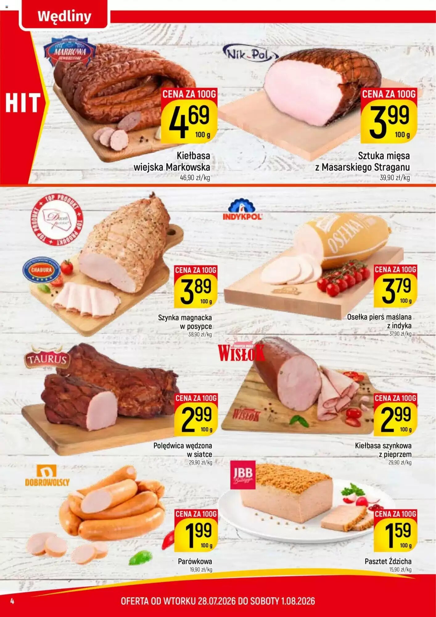 Gazetka promocyjna Delikatesy Piotruś Pan  ważna od 28.07.2026 - Strona 4.