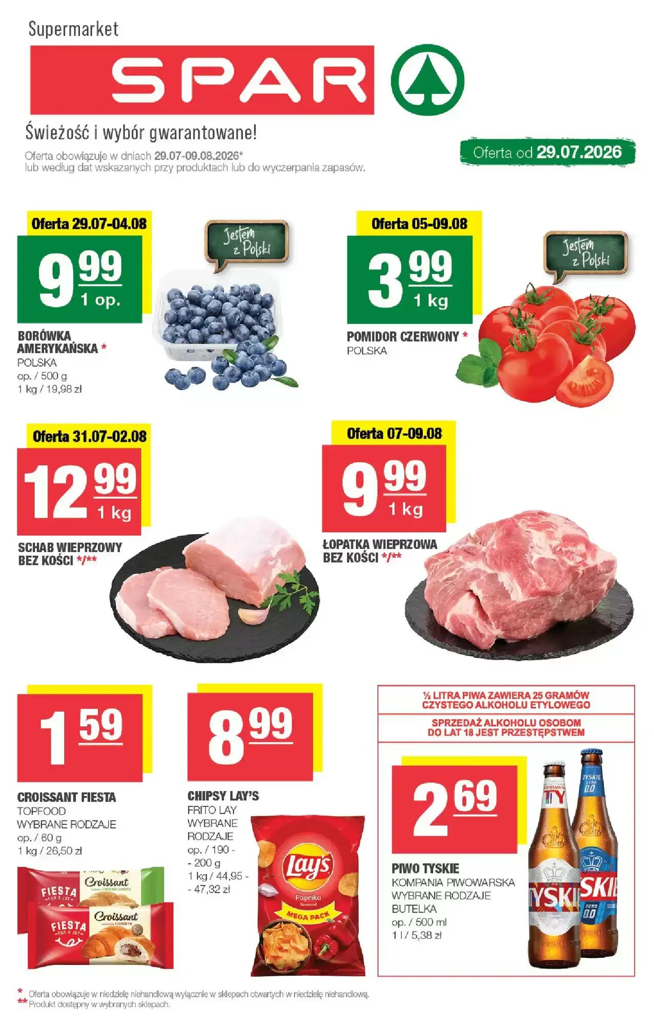 Gazetka promocyjna Spar  ważna od 29.07.2026 - Strona 1.