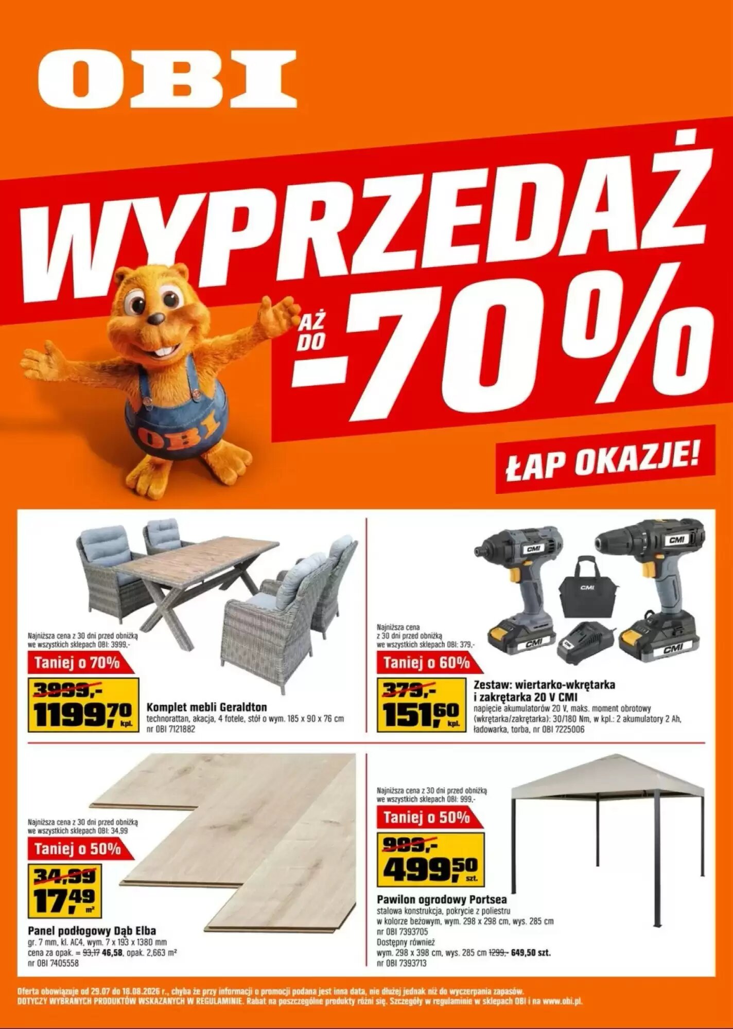 Gazetka promocyjna OBI ważna od 29.07.2026 - Strona 1.