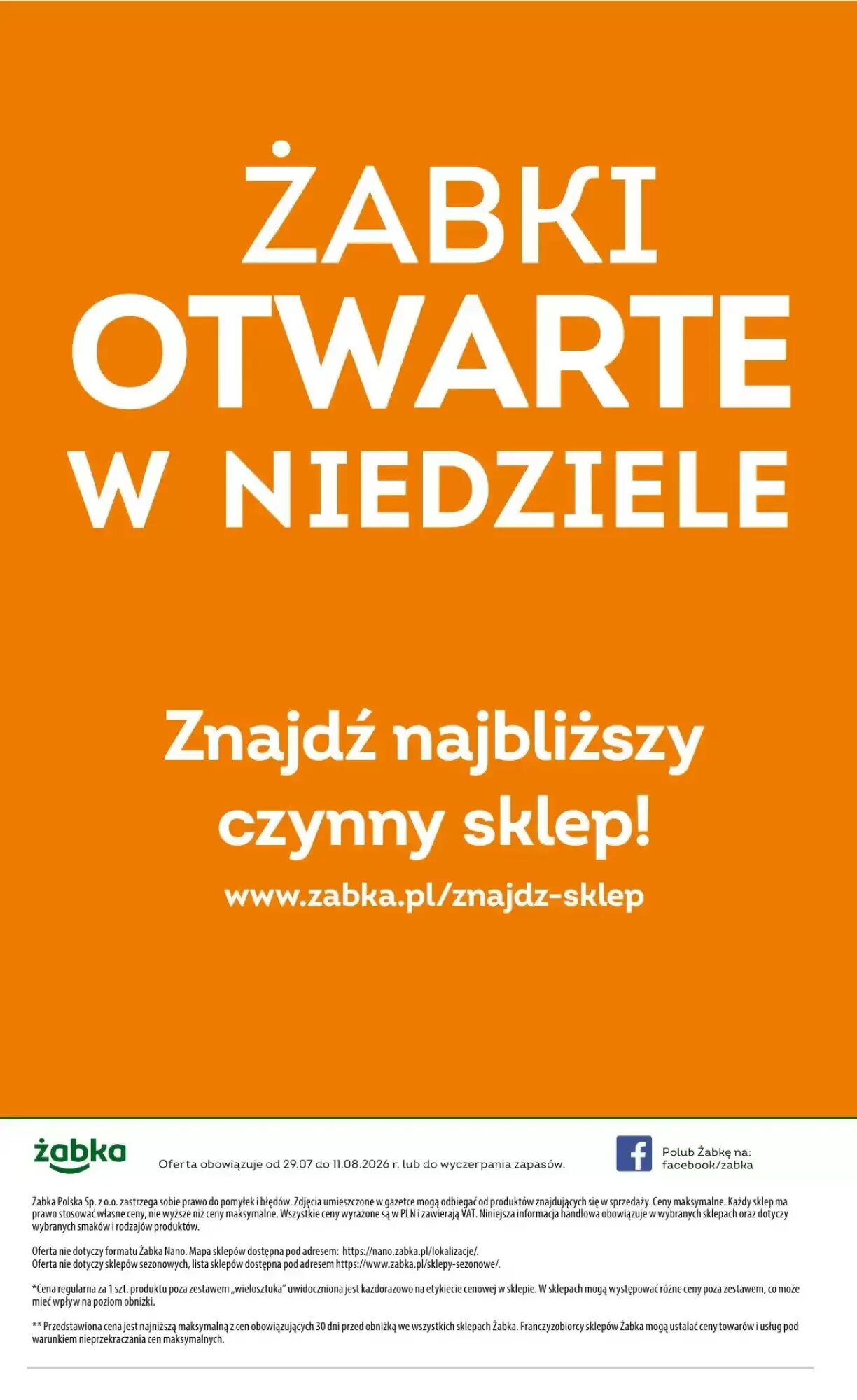 Gazetka promocyjna Żabka  ważna od 29.07.2026 - Strona 18.