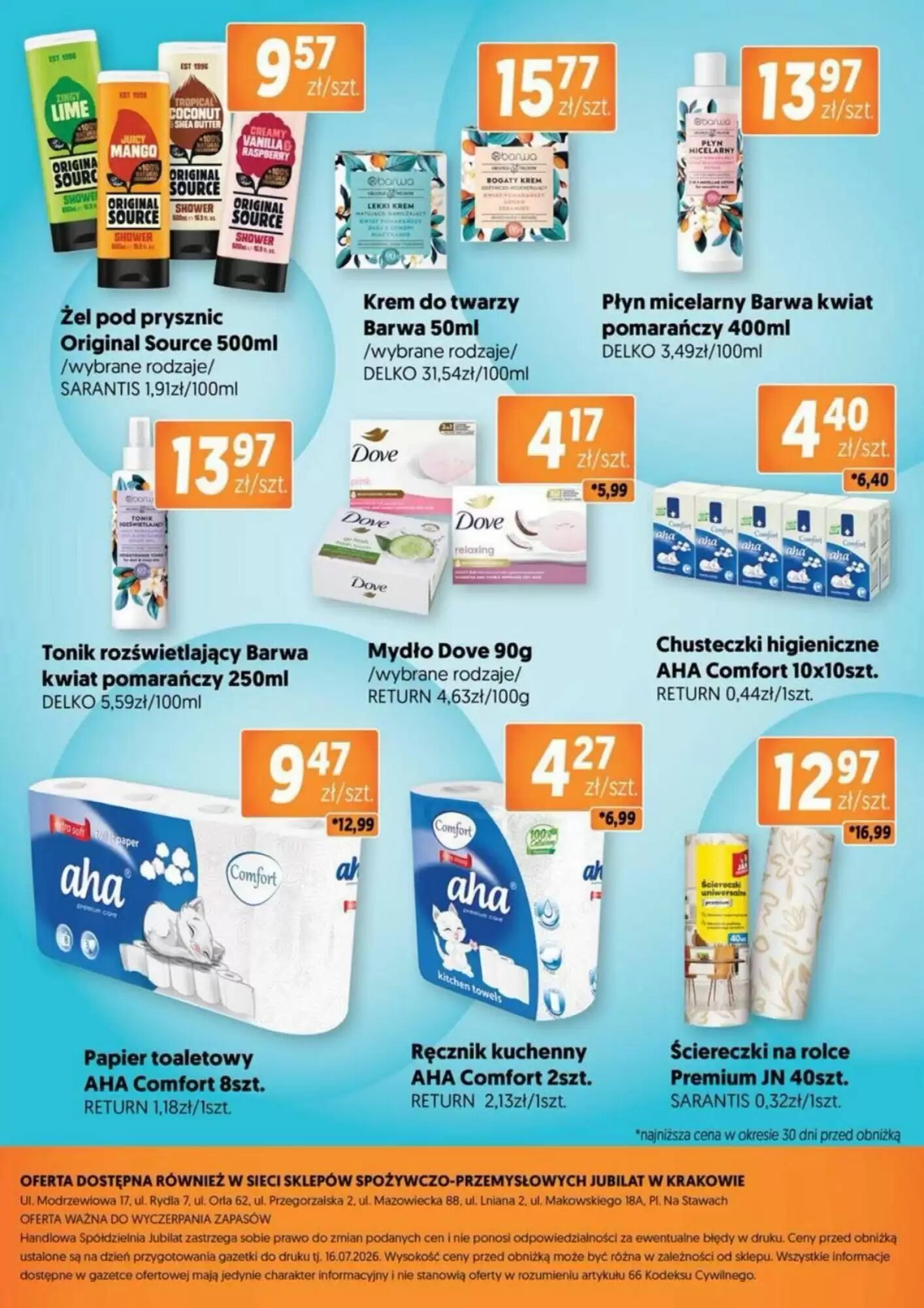 Gazetka promocyjna Jubilat  ważna od 29.07.2026 - Strona 17.