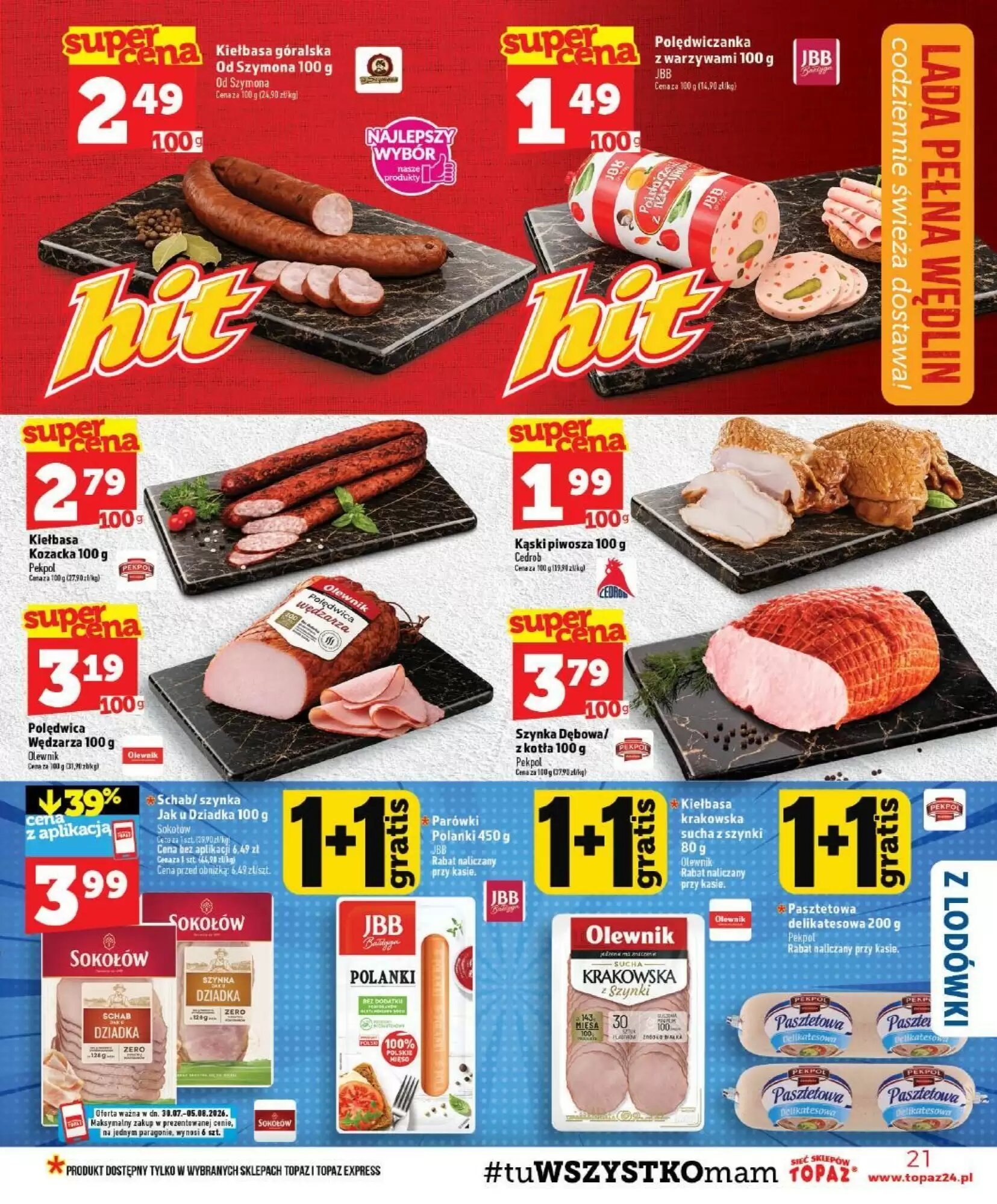 Gazetka promocyjna Topaz  ważna od 30.07.2026 - Strona 21.