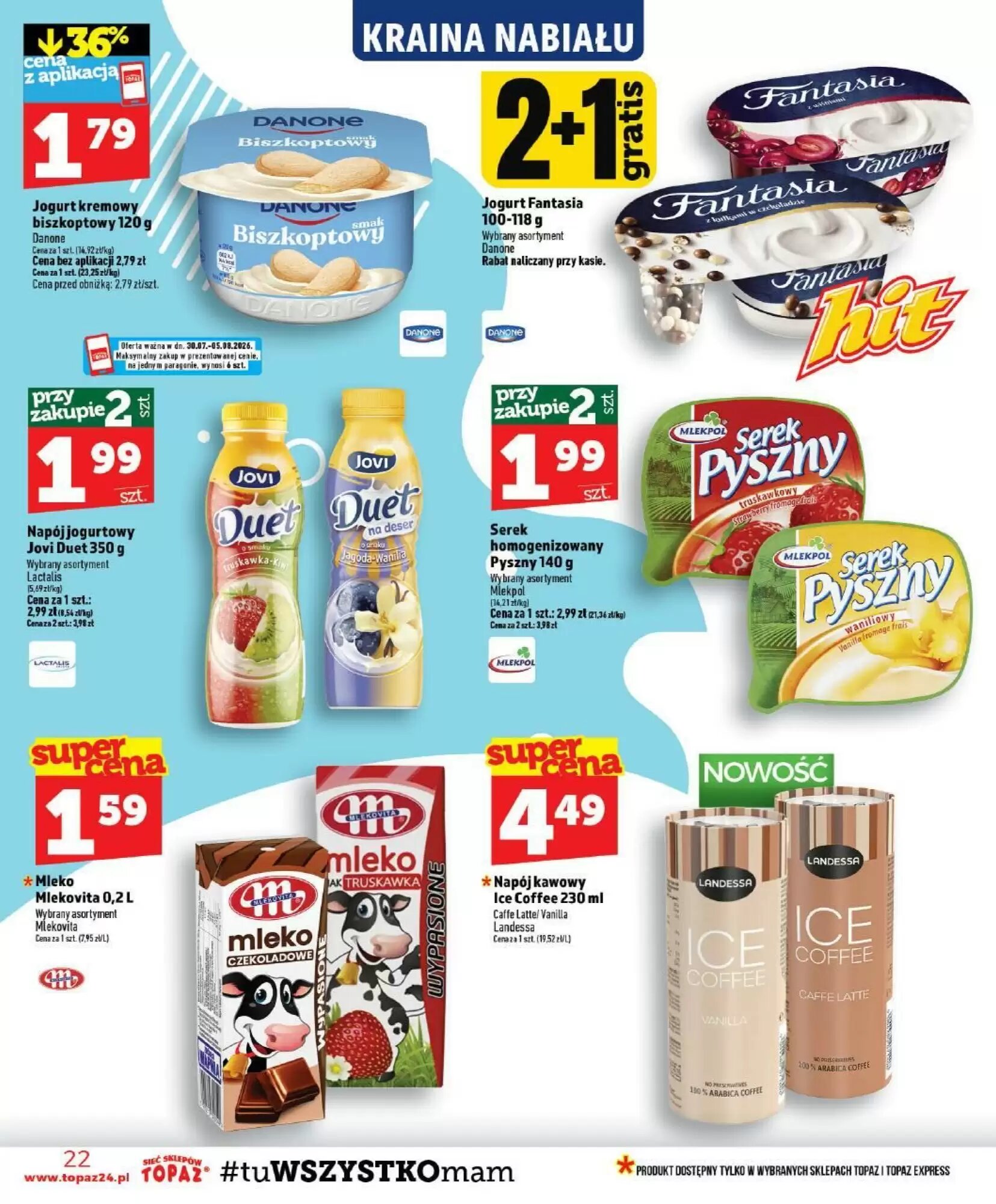 Gazetka promocyjna Topaz  ważna od 30.07.2026 - Strona 22.