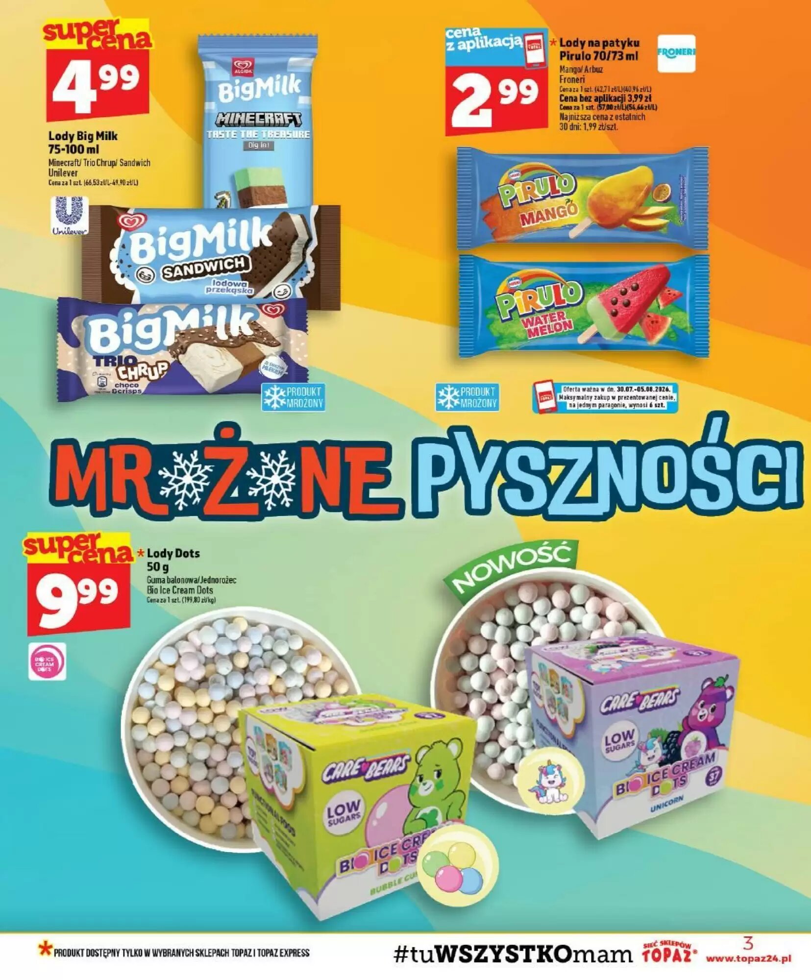 Gazetka promocyjna Topaz  ważna od 30.07.2026 - Strona 3.