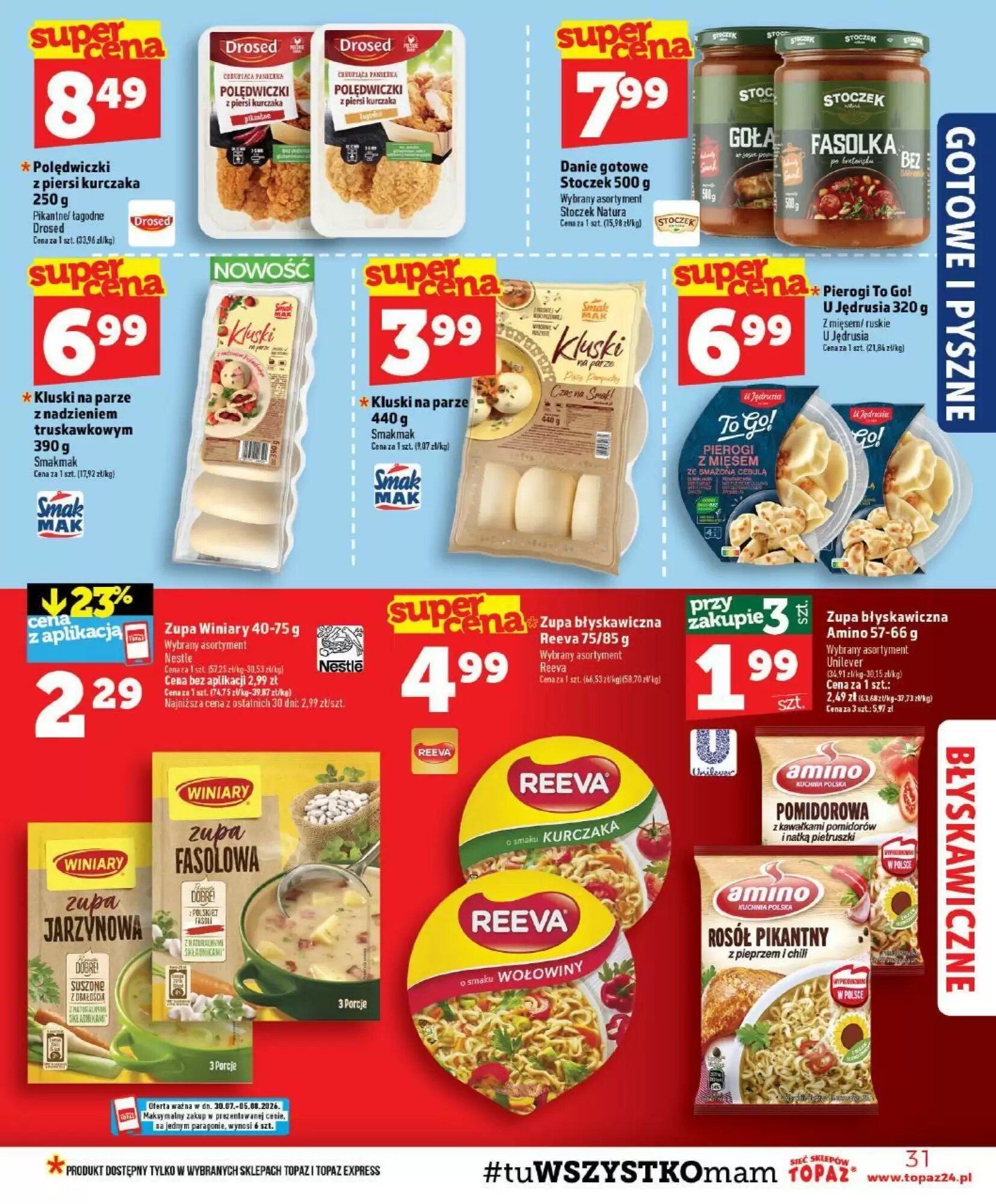 Gazetka promocyjna Topaz  ważna od 30.07.2026 - Strona 31.