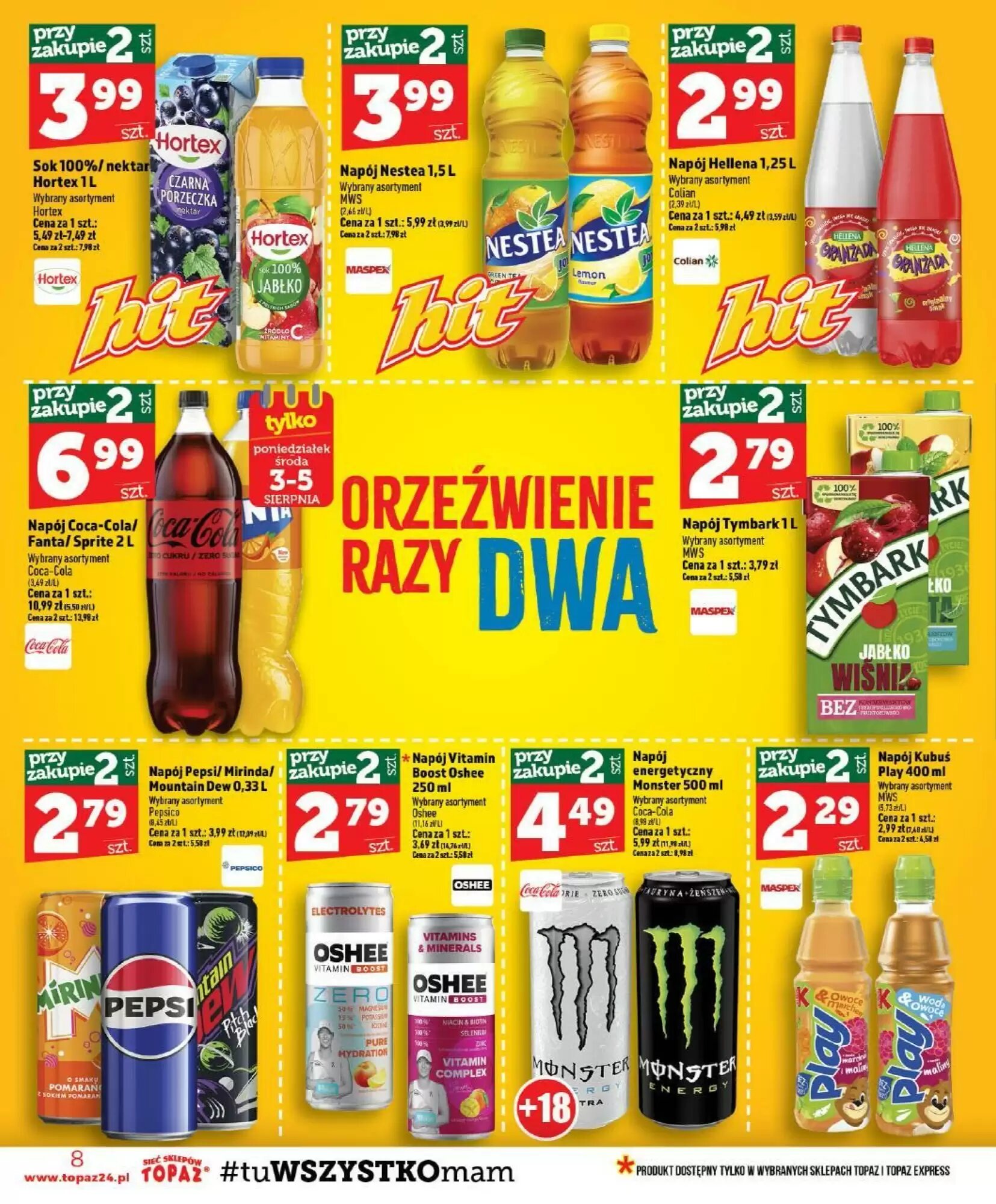 Gazetka promocyjna Topaz  ważna od 30.07.2026 - Strona 8.