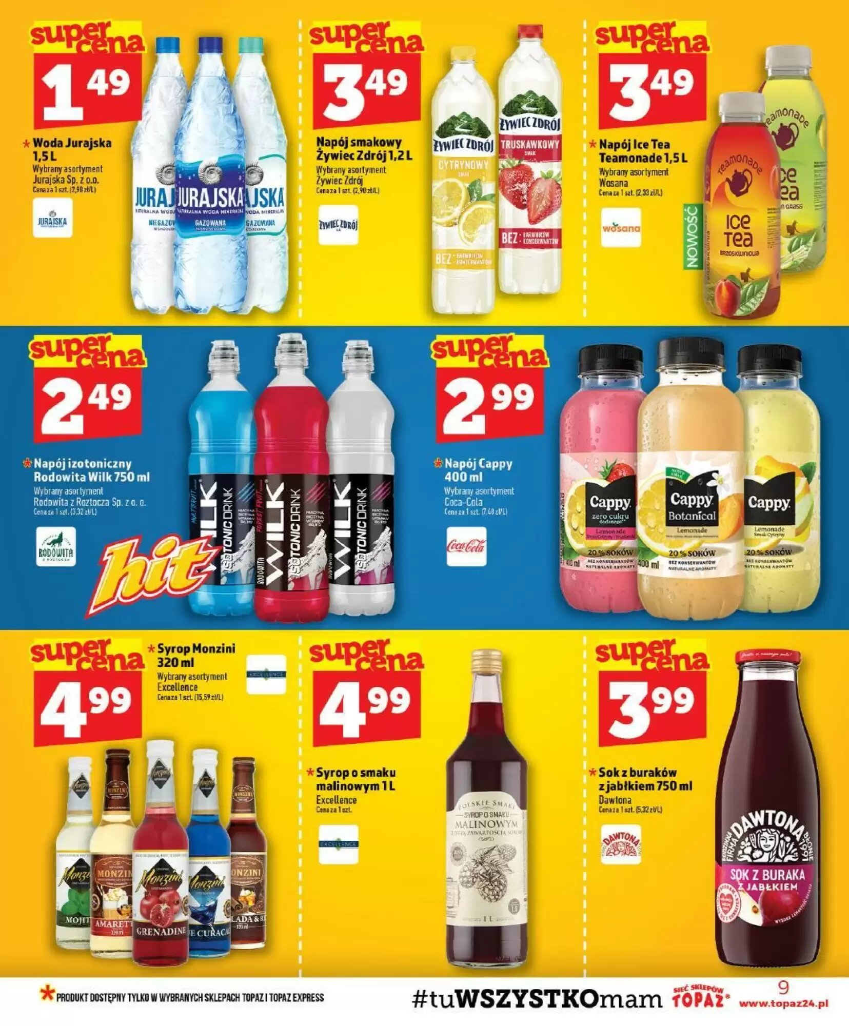 Gazetka promocyjna Topaz  ważna od 30.07.2026 - Strona 9.
