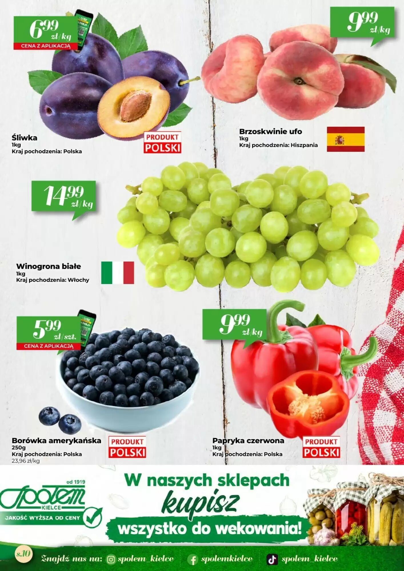 Gazetka promocyjna Społem  ważna od 30.07.2026 - Strona 10.