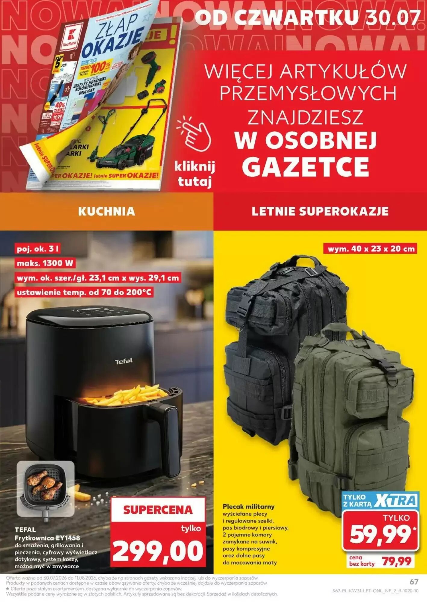 Gazetka promocyjna Kaufland  ważna od 30.07.2026 - Strona 67.