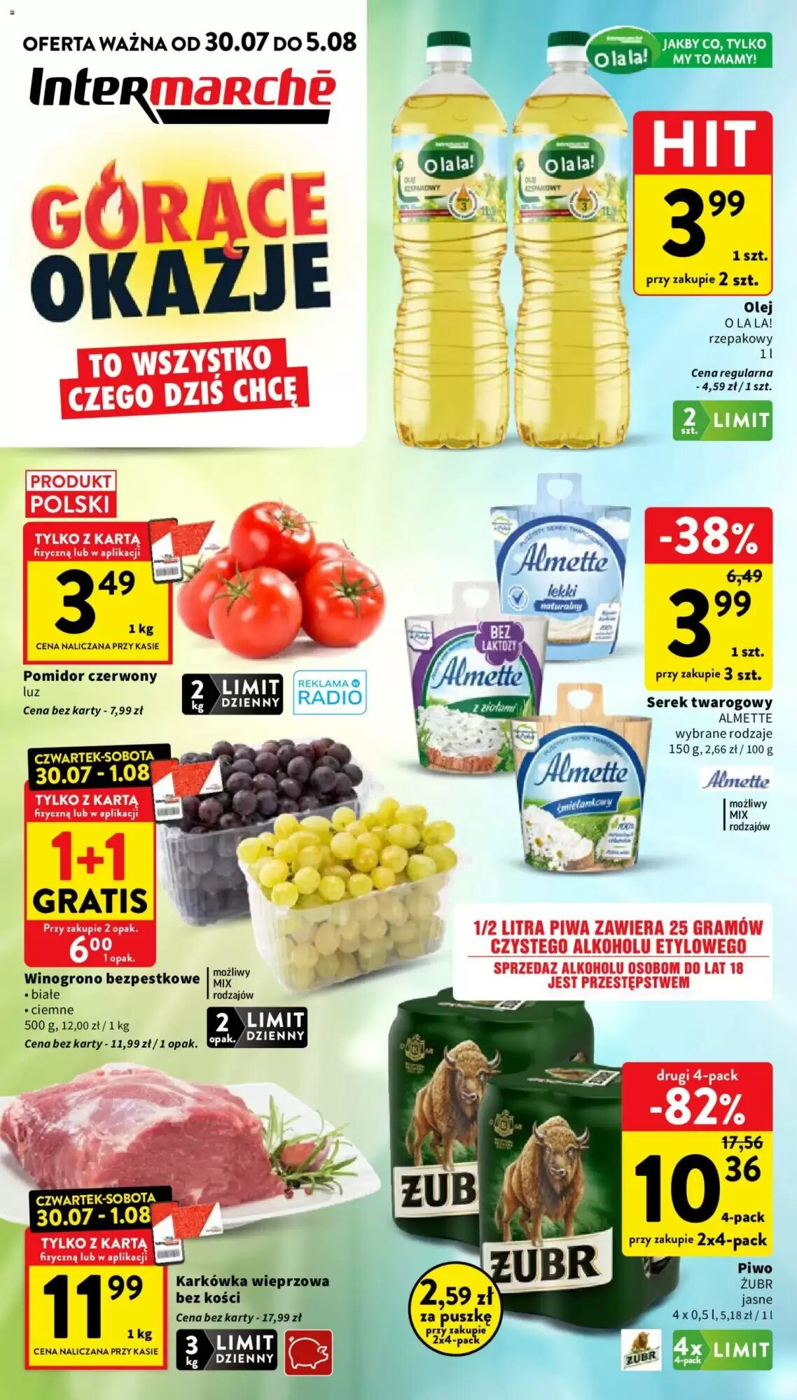 Gazetka promocyjna Intermarche ważna od 30.07.2026 - Strona 1.
