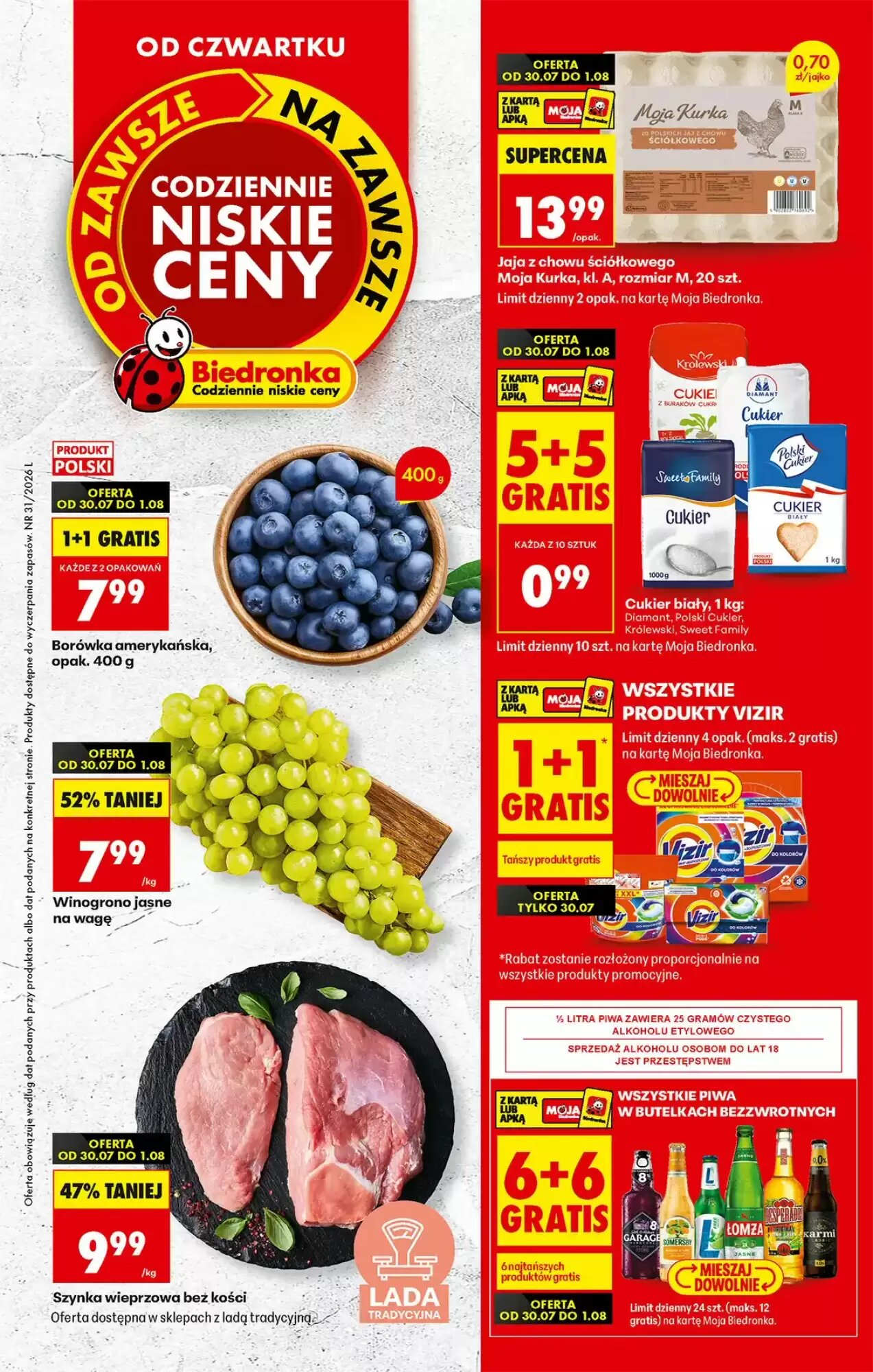 Gazetka promocyjna Biedronka ważna od 30.07.2026 - Strona 1.