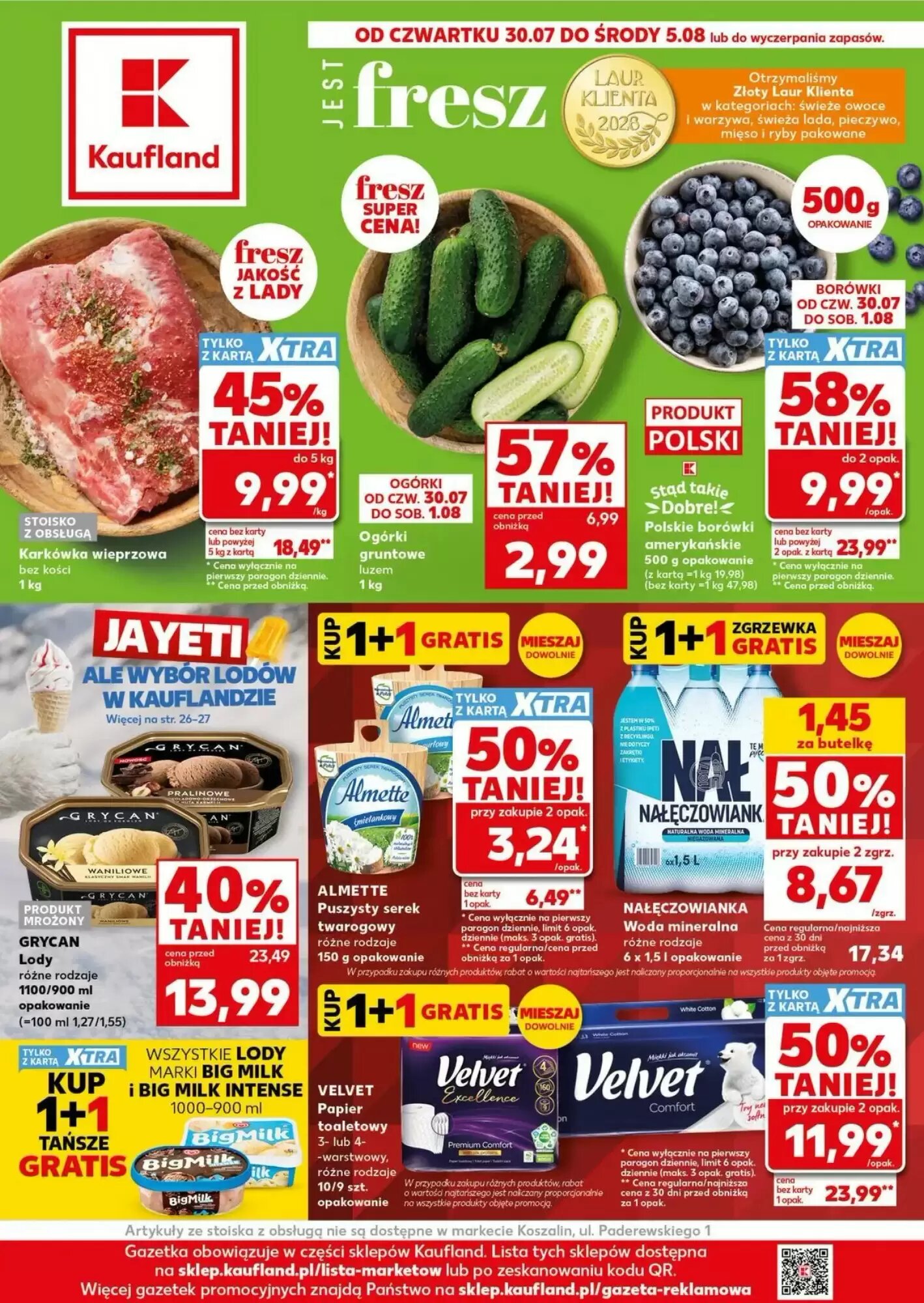 Gazetka promocyjna Kaufland ważna od 30.07.2026 - Strona 1.