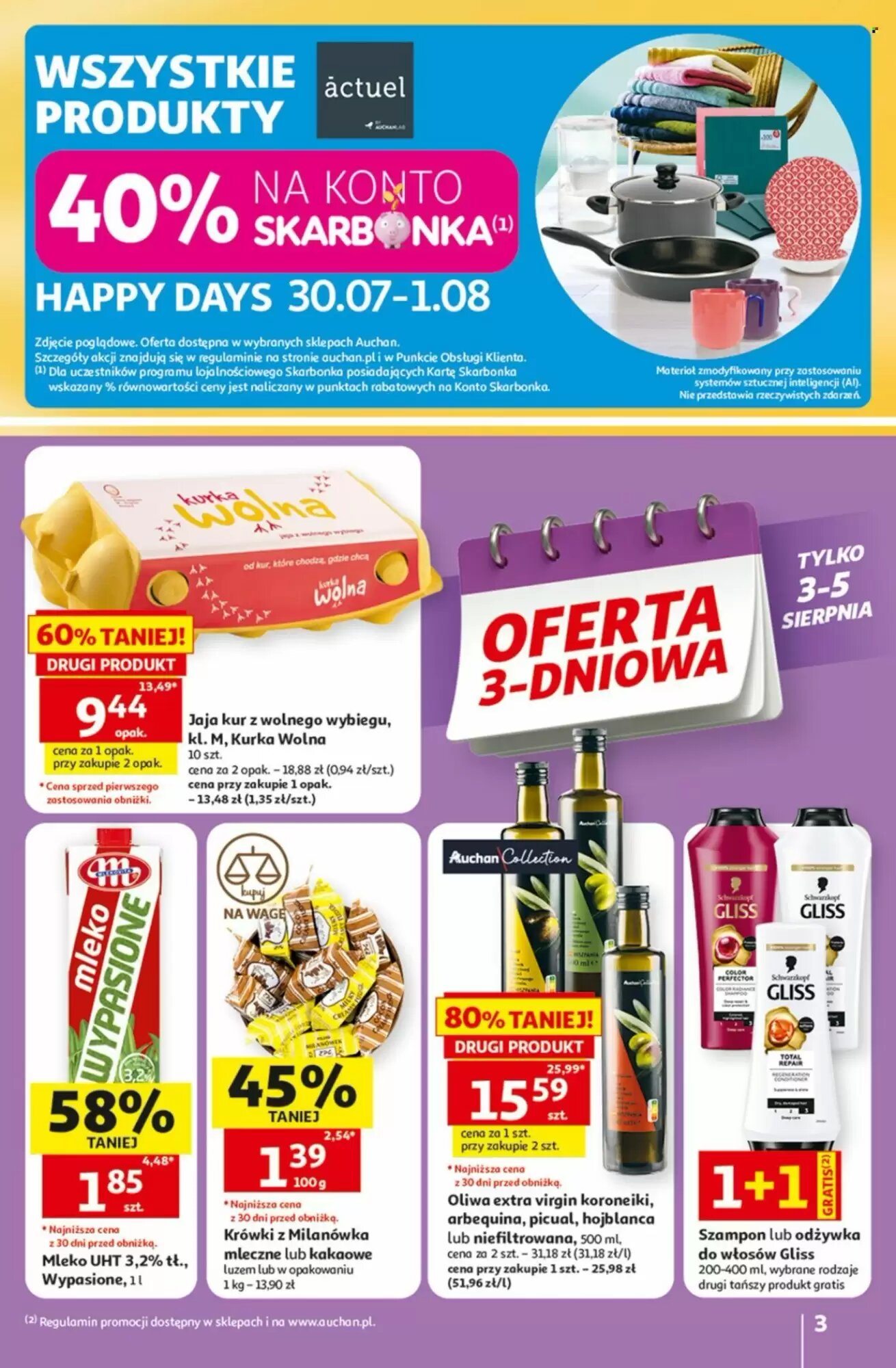 Gazetka promocyjna Auchan  ważna od 30.07.2026 - Strona 3.