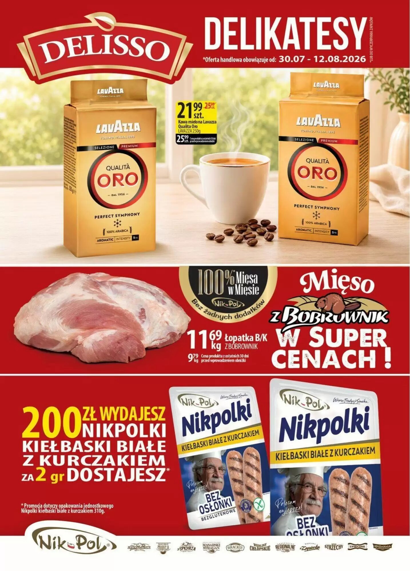 Gazetka promocyjna Delisso Delikatesy ważna od 30.07.2026 - Strona 1.