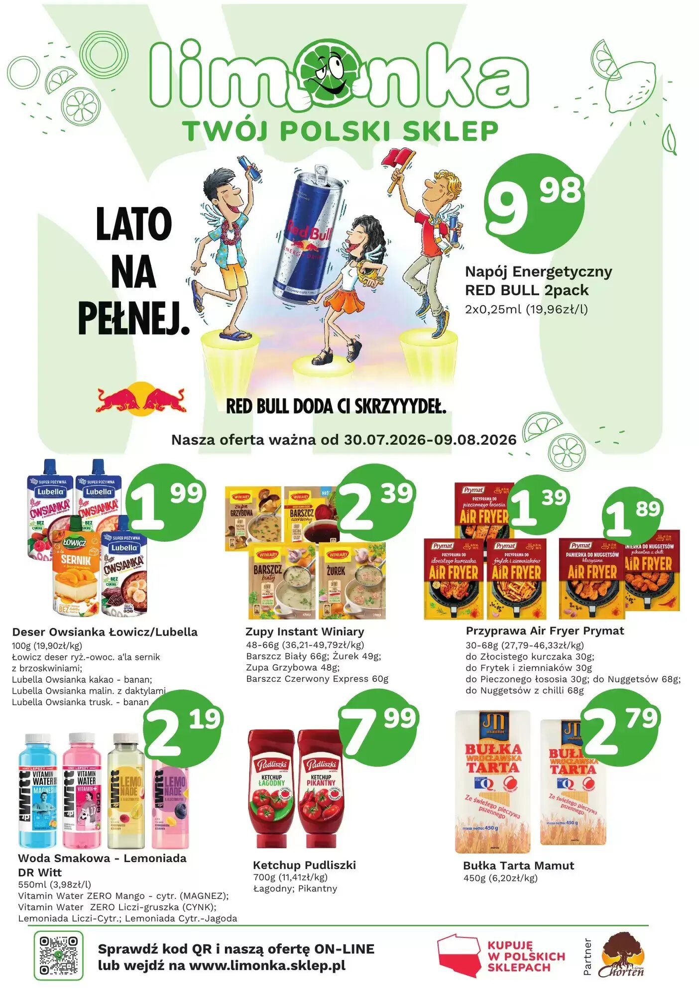 Gazetka promocyjna Limonka ważna od 30.07.2026 - Strona 1.