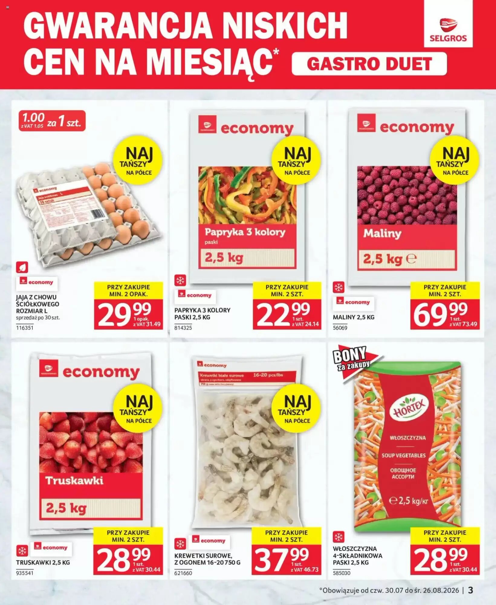 Gazetka promocyjna Selgros  ważna od 30.07.2026 - Strona 3.