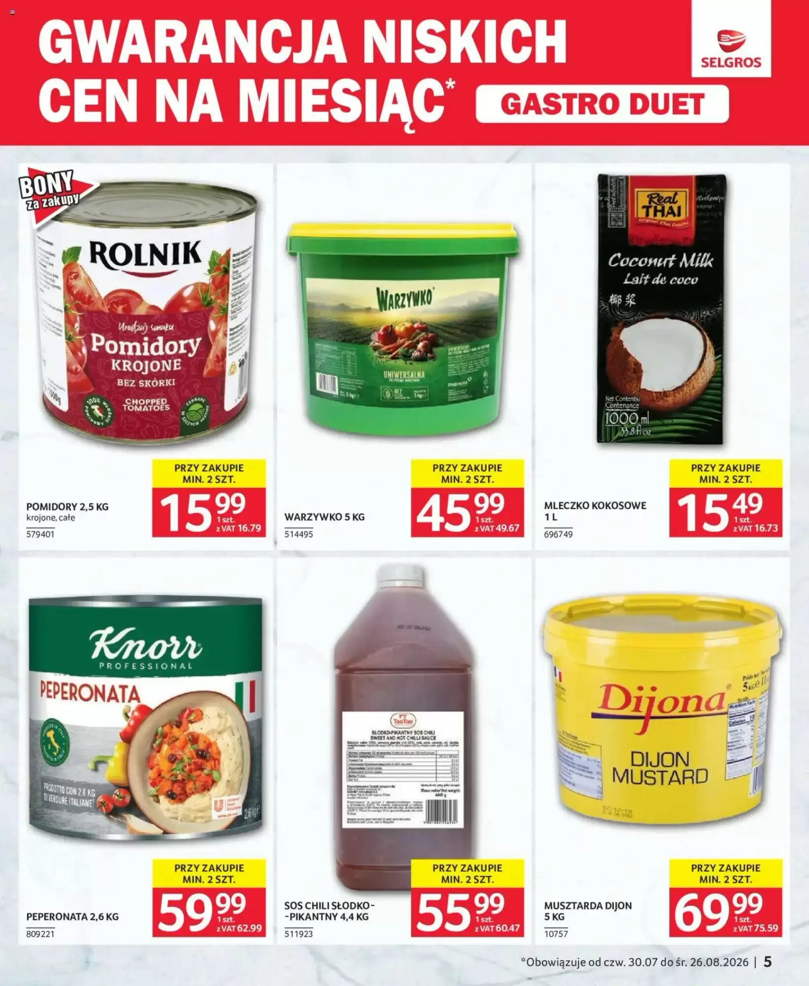 Gazetka promocyjna Selgros  ważna od 30.07.2026 - Strona 5.