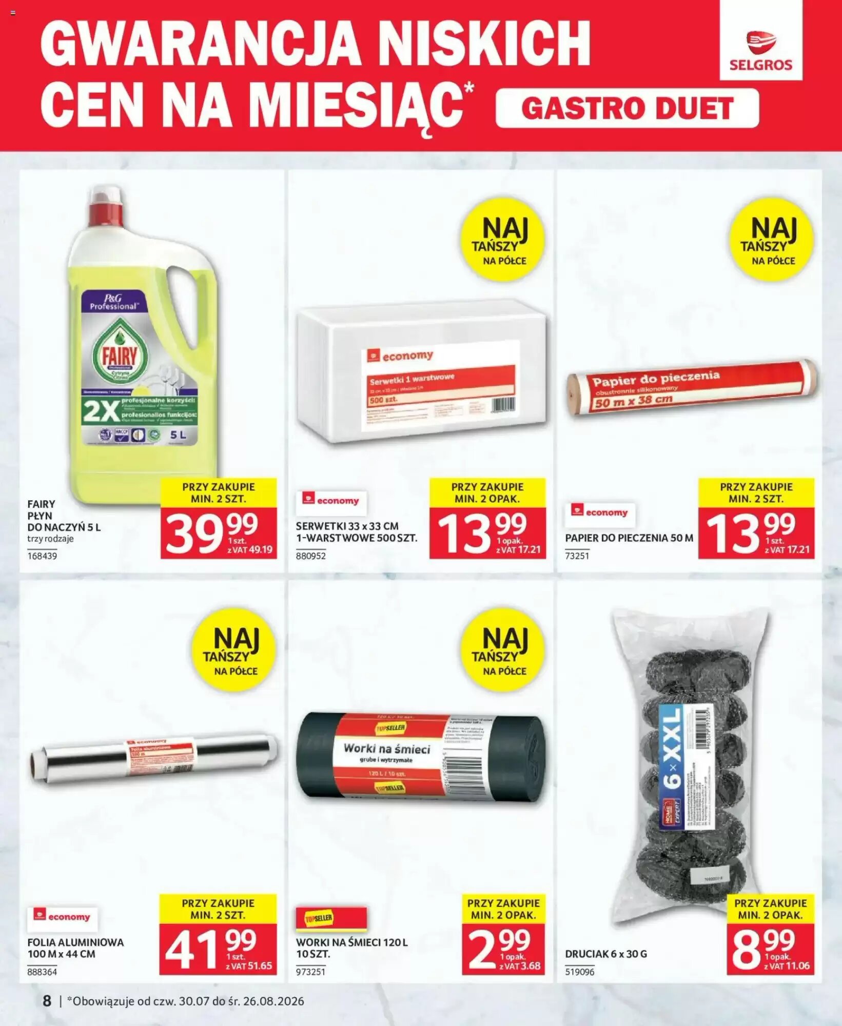 Gazetka promocyjna Selgros  ważna od 30.07.2026 - Strona 8.