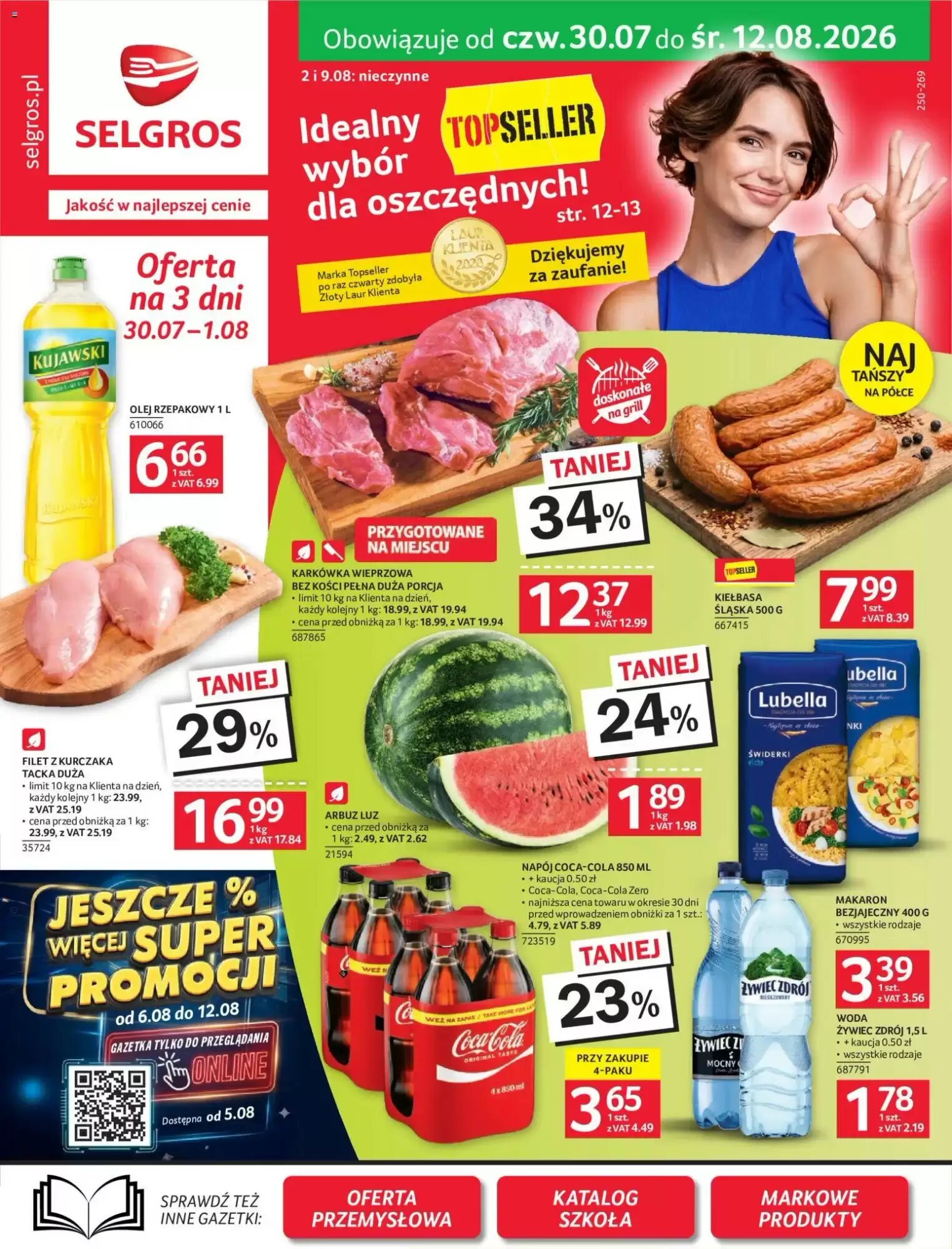 Gazetka promocyjna Selgros ważna od 30.07.2026 - Strona 1.