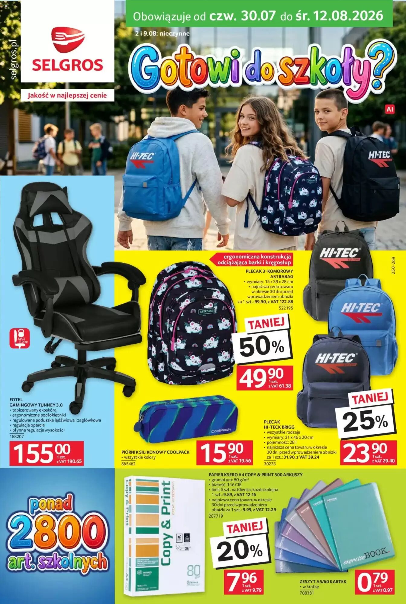 Gazetka promocyjna Selgros  ważna od 30.07.2026 - Strona 1.
