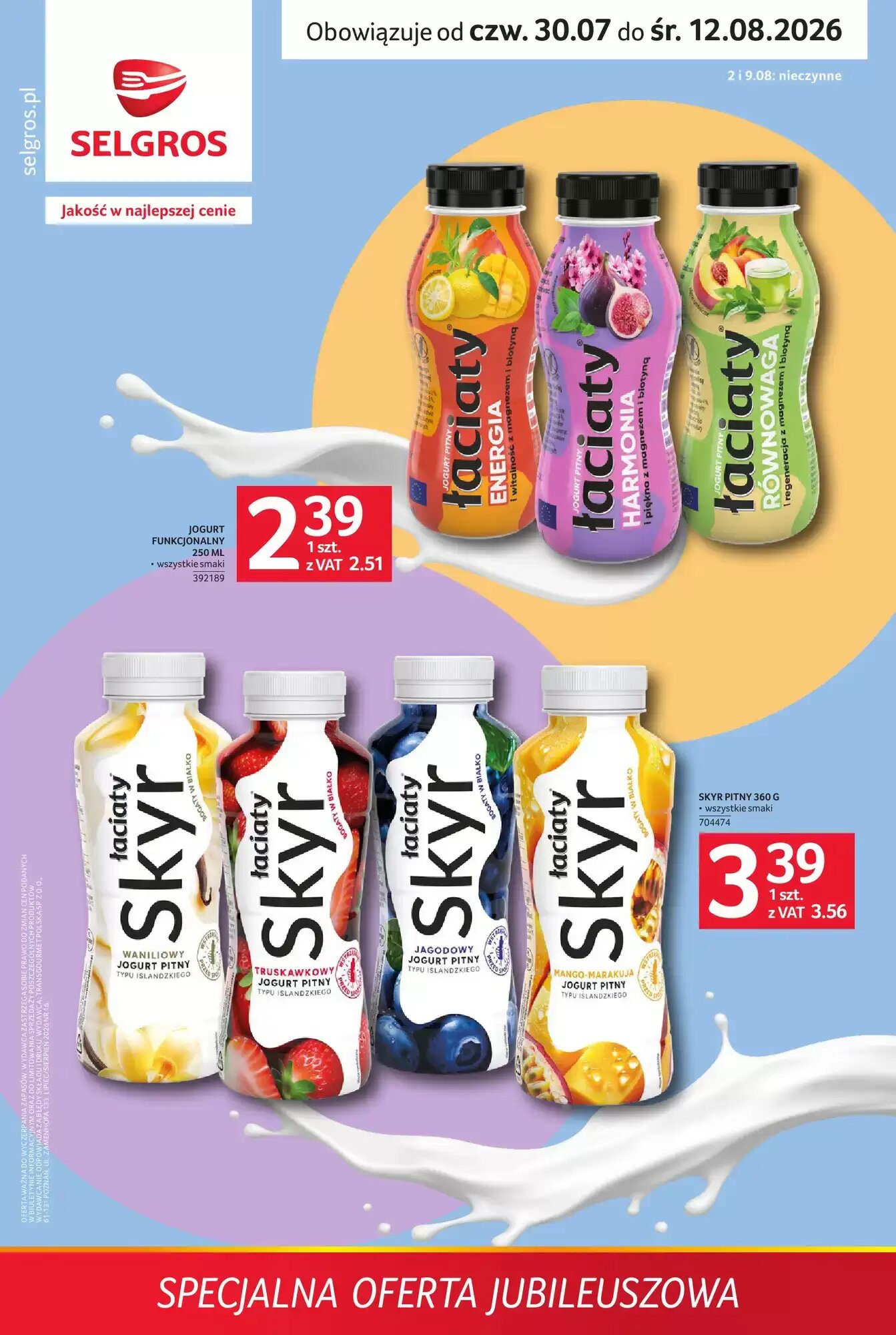 Gazetka promocyjna Selgros ważna od 30.07.2026 - Strona 1.