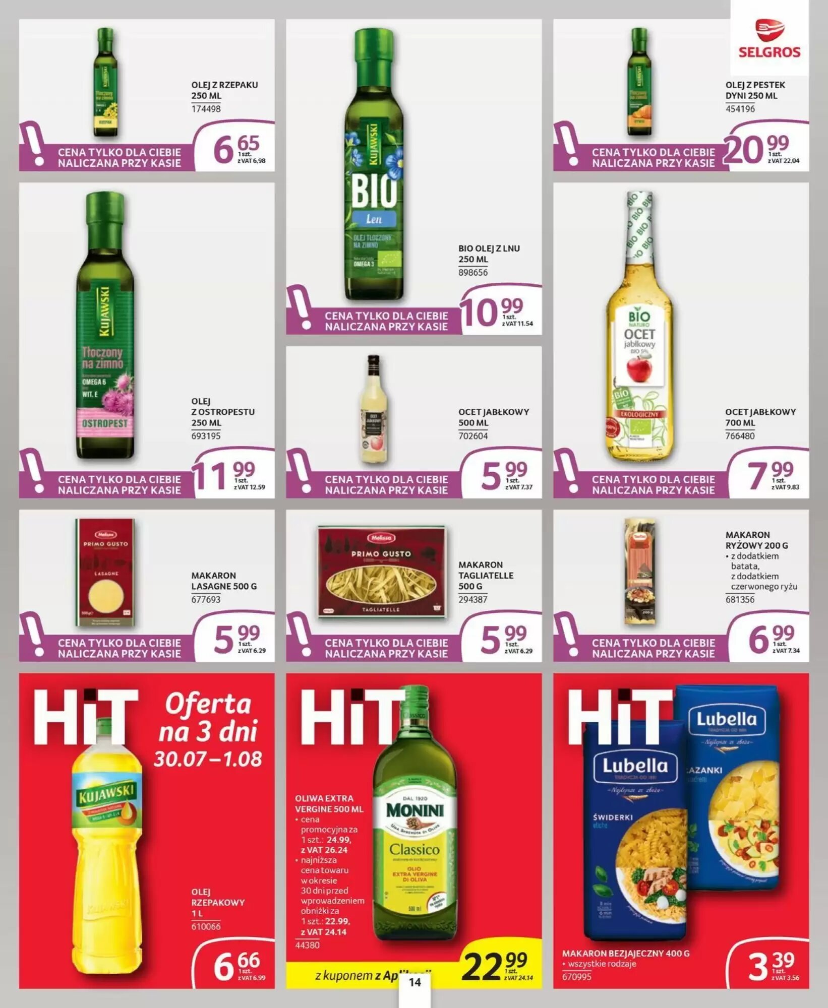 Gazetka promocyjna Selgros  ważna od 30.07.2026 - Strona 14.