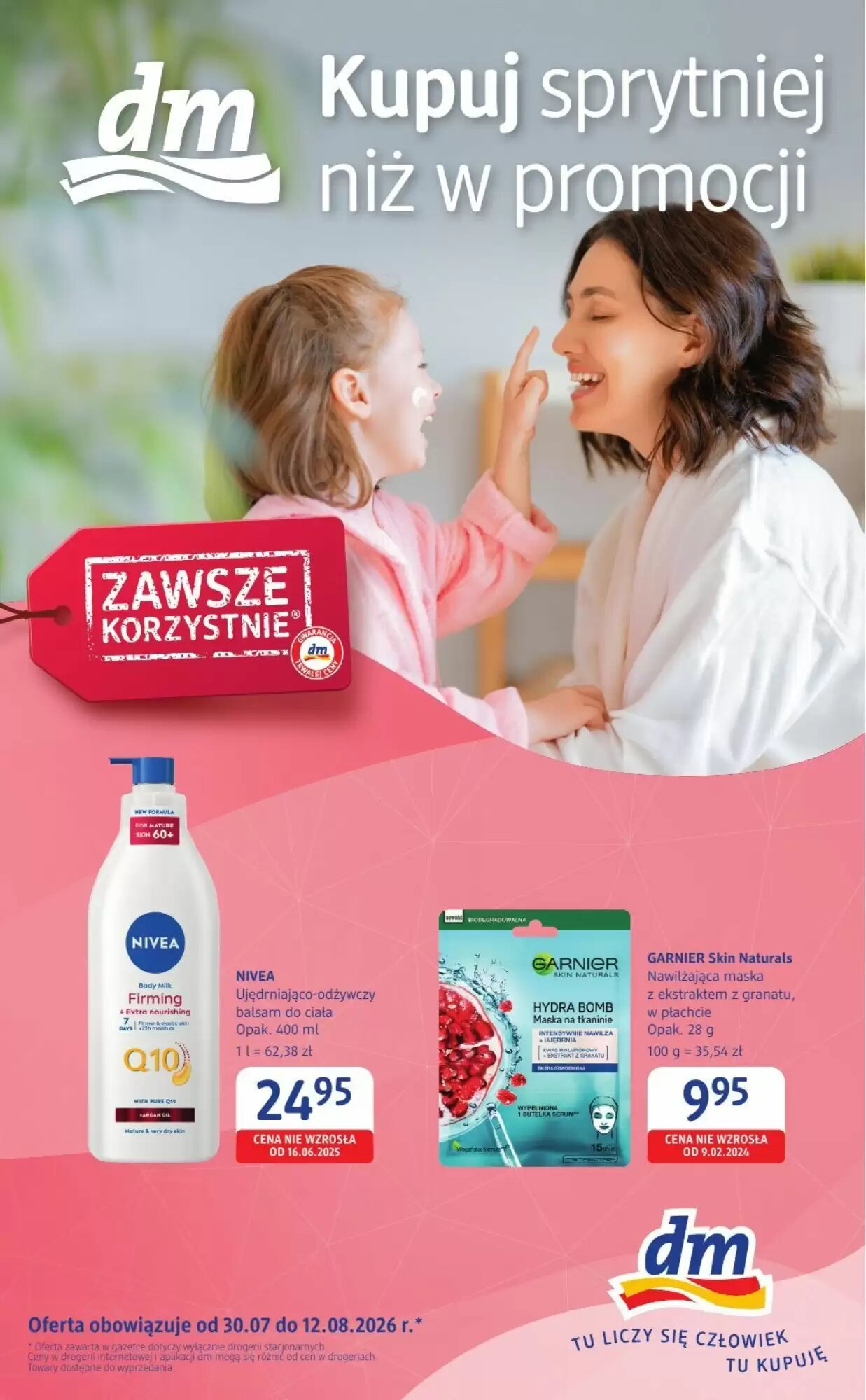 Gazetka promocyjna dm drogerie markt ważna od 30.07.2026 - Strona 1.