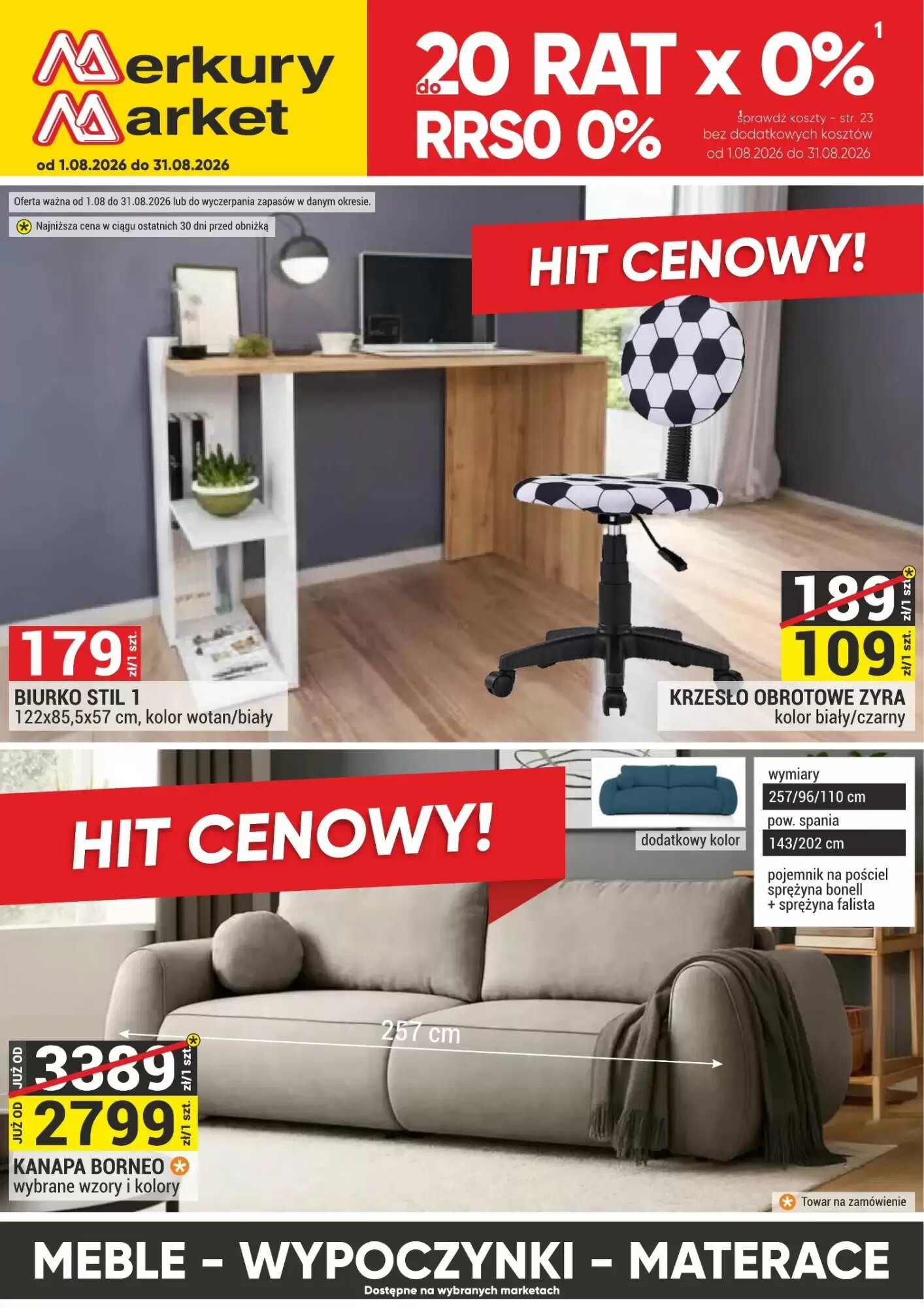 Gazetka promocyjna Merkury Market  ważna od 01.08.2026 - Strona 1.