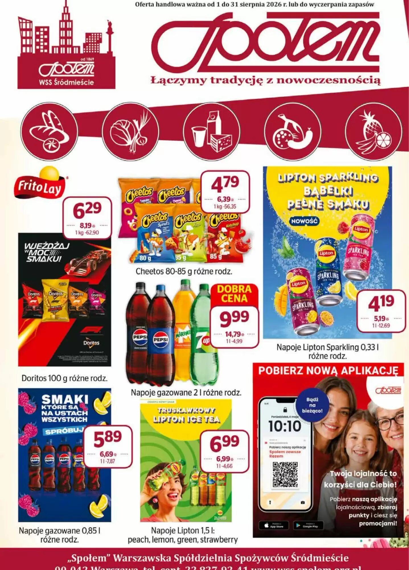 Gazetka promocyjna Społem  ważna od 01.08.2026 - Strona 1.