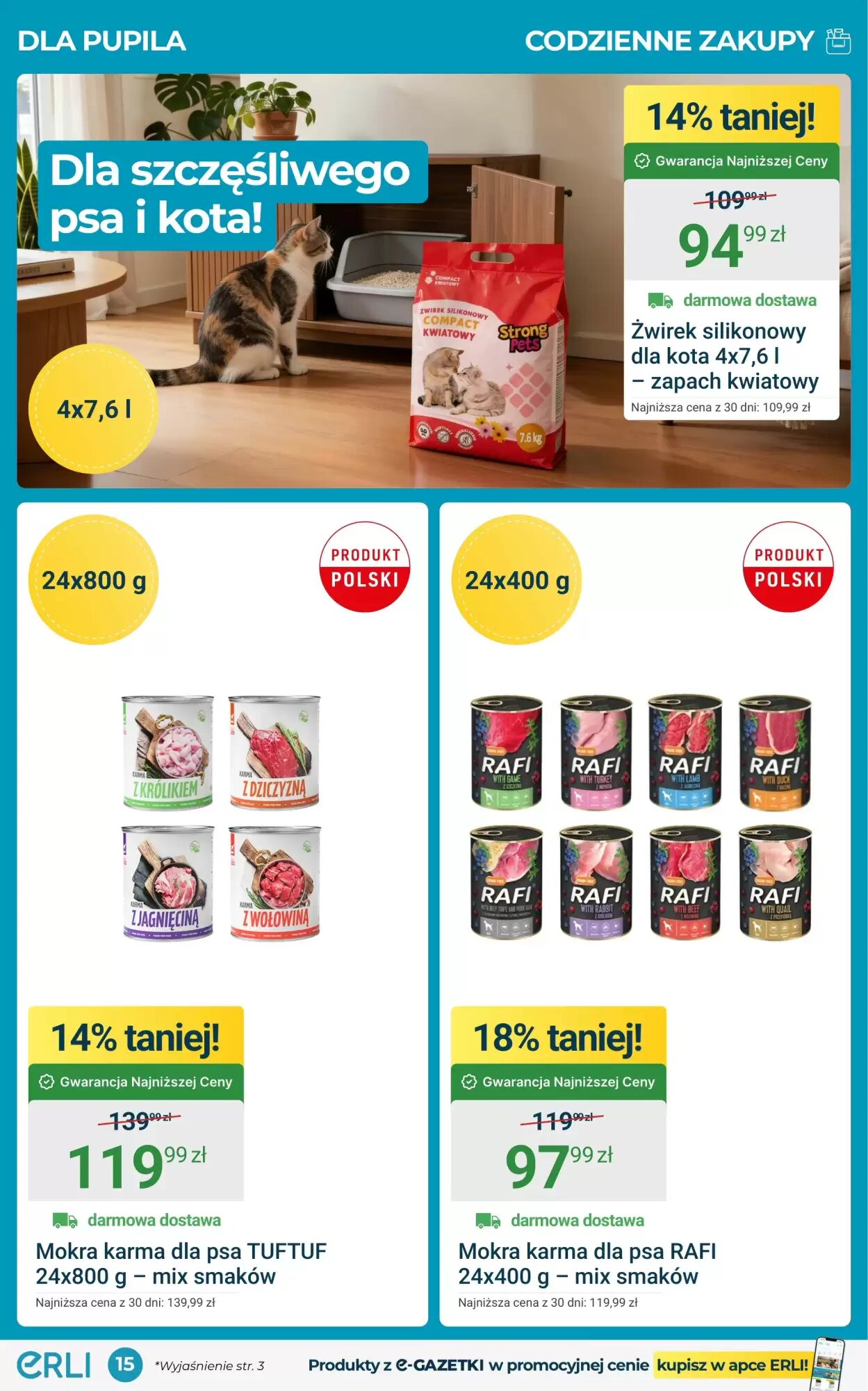 Gazetka promocyjna ERLI  ważna od 03.08.2026 - Strona 15.