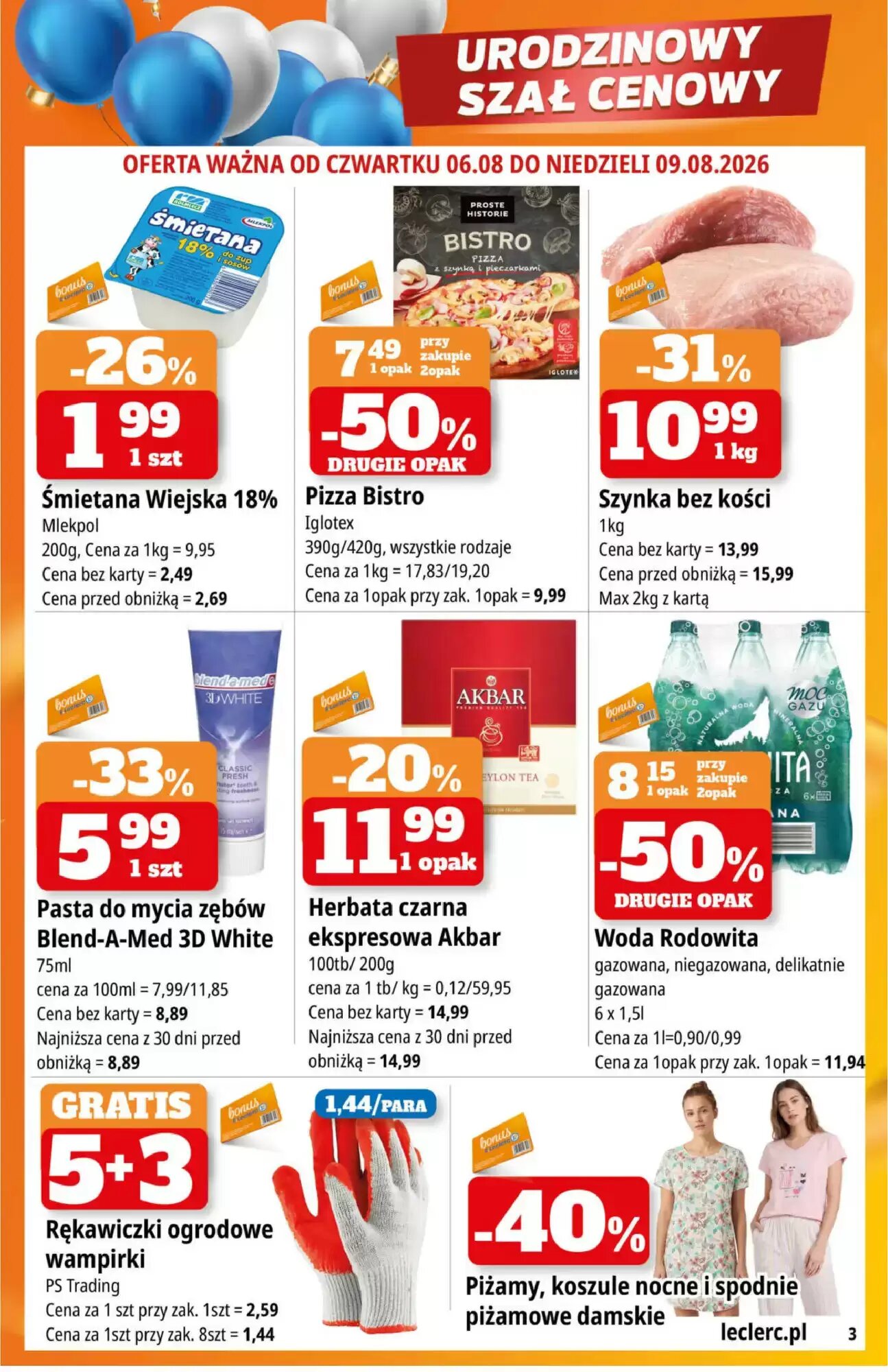 Gazetka promocyjna E.Leclerc  ważna od 03.08.2026 - Strona 3.