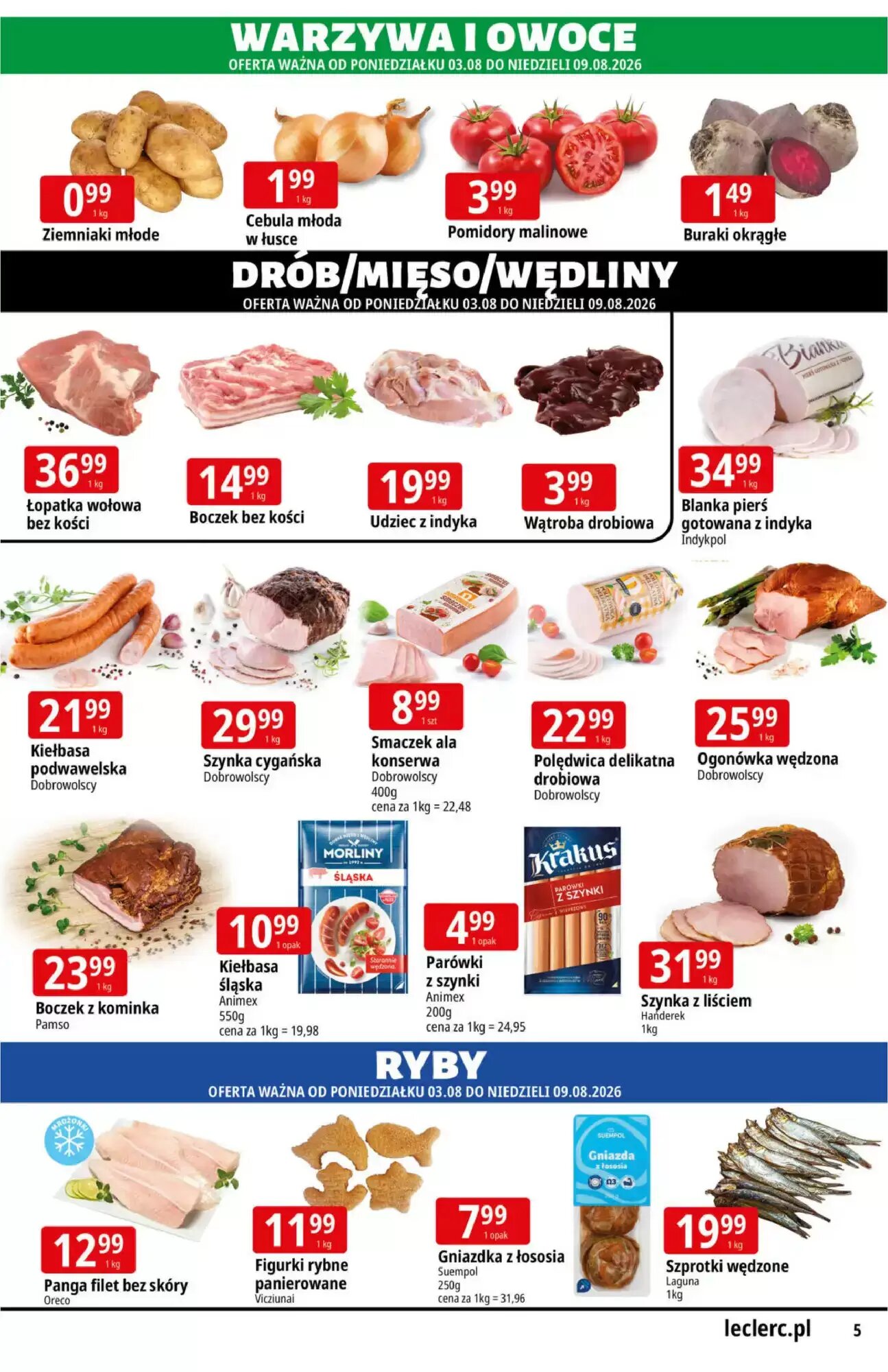 Gazetka promocyjna E.Leclerc  ważna od 03.08.2026 - Strona 5.