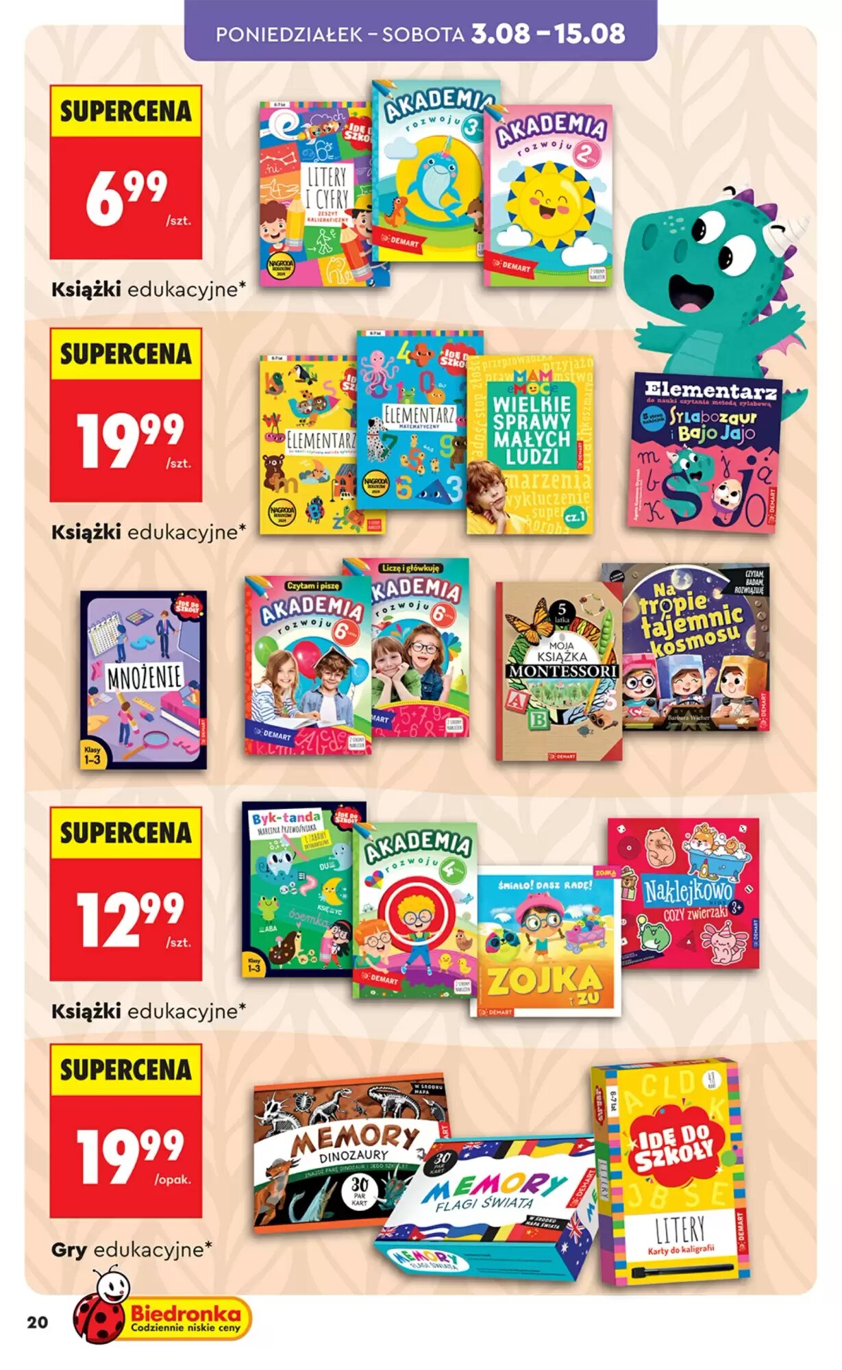 Gazetka promocyjna Biedronka  ważna od 03.08.2026 - Strona 20.