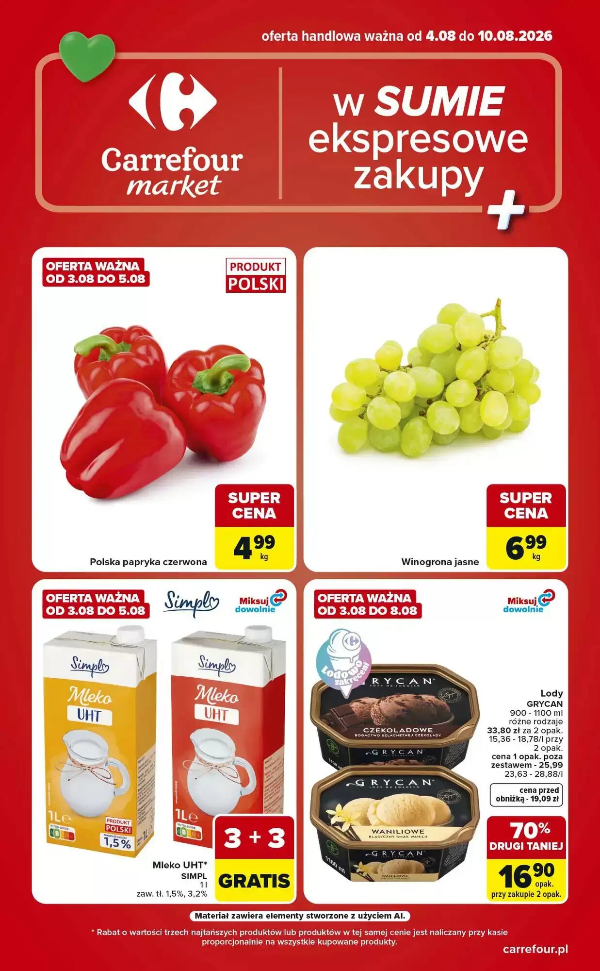Gazetka promocyjna Carrefour Market ważna od 04.08.2026 - Strona 1.